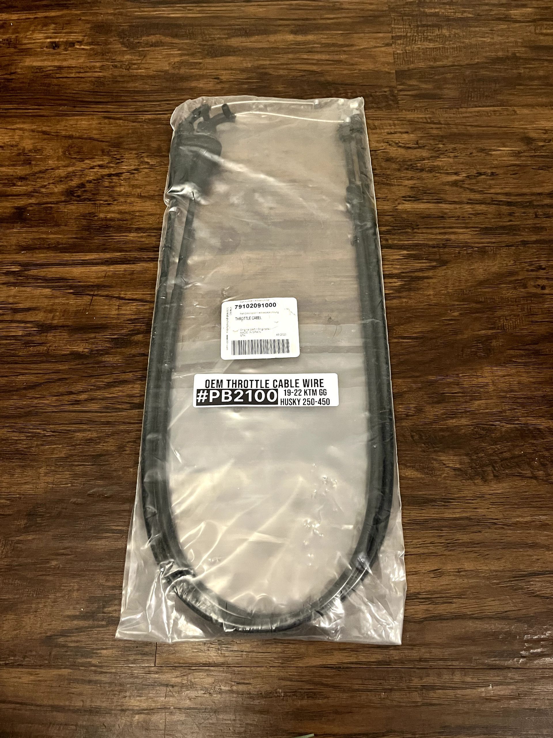 NEW KTM OEM Throttle Cable Wire - 19-22 KTM 250 350 450 SXF - 79102091000