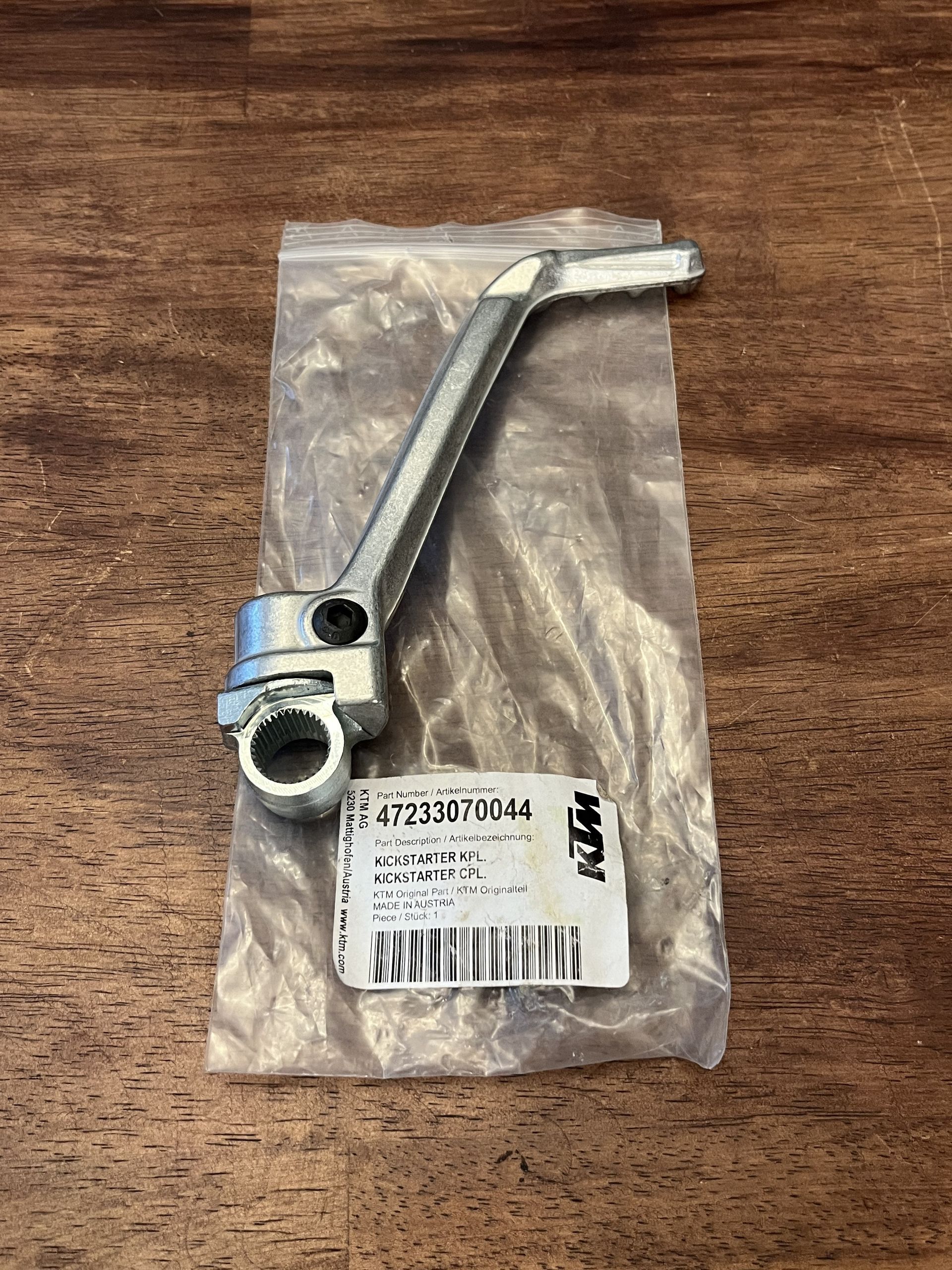 NEW OEM Kickstarter Kick Start Lever - 2018-2024 KTM HUSQ 85 SX MC - 47233070044