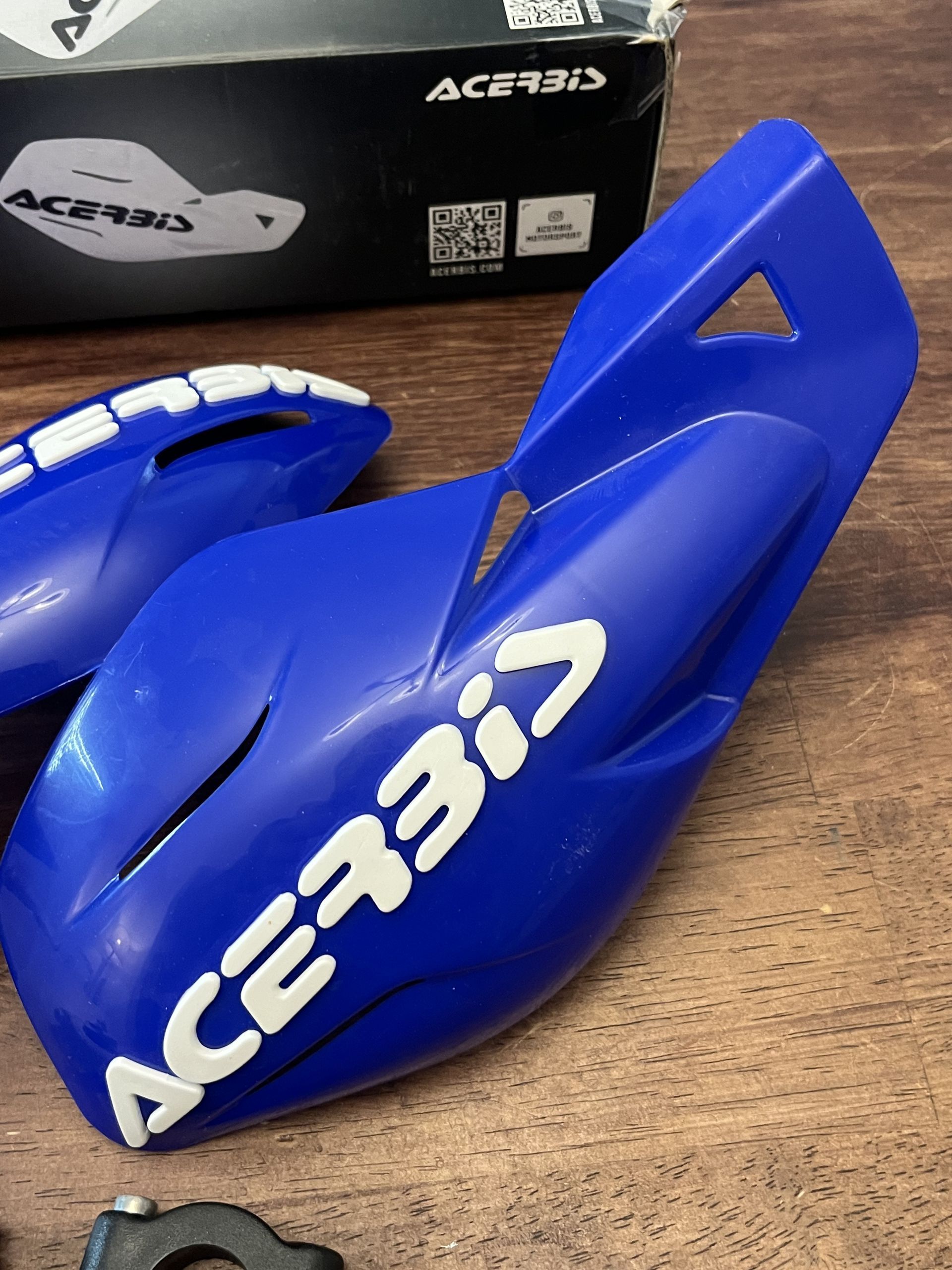 NEW Acerbis Uniko MX Handguards Hand Guards - Blue - 2041780003