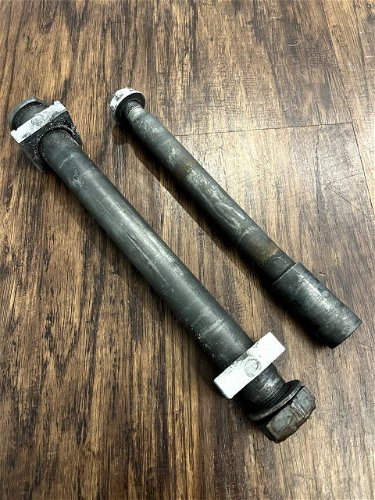 13-16 KX250F Front and Rear Axle Pivot Bolt W/ Blocks and Nuts