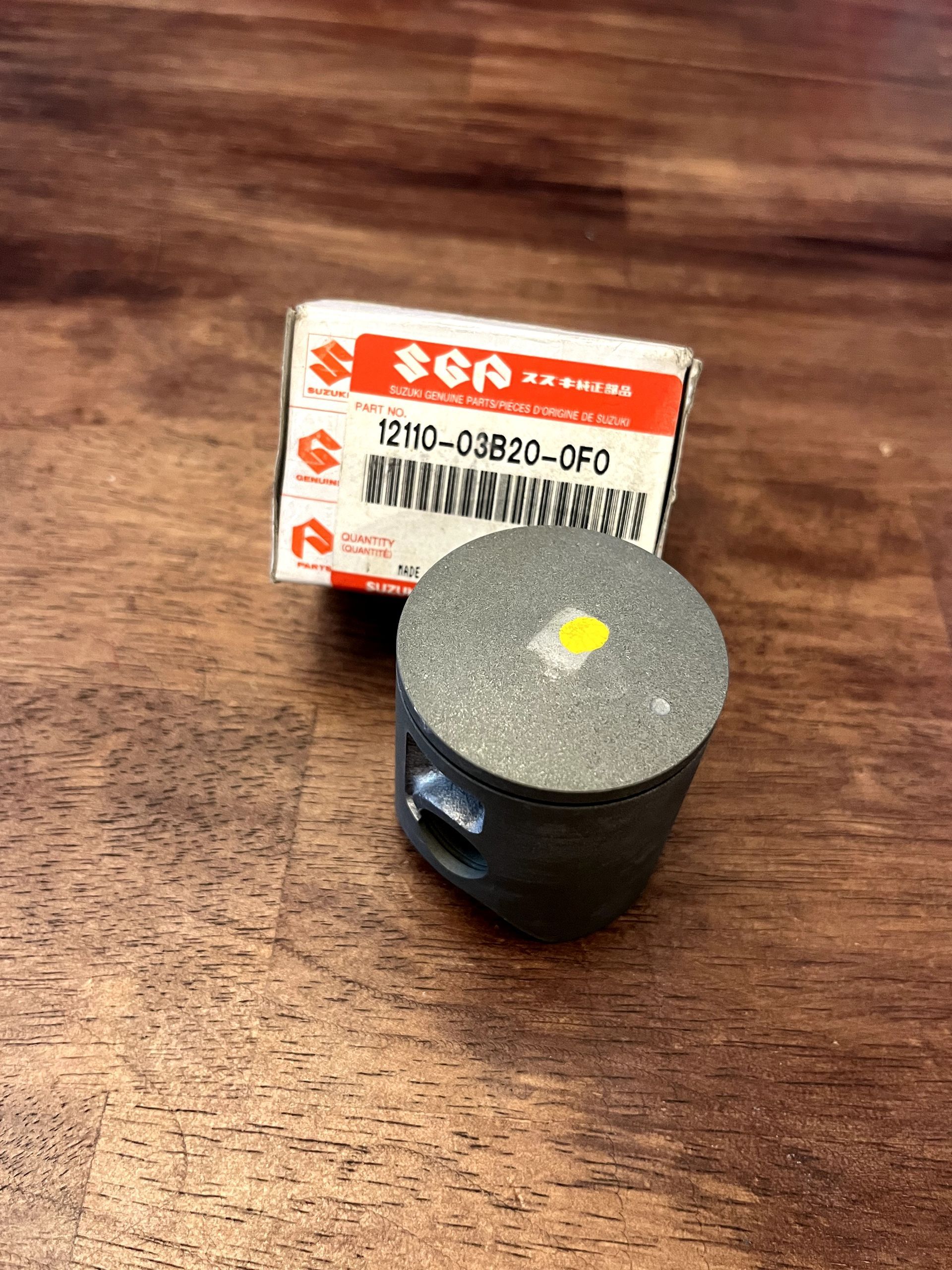 NEW 02-23 RM85 OEM Genuine Suzuki Piston - 48 mm Bore - 12110-03B20-0F0