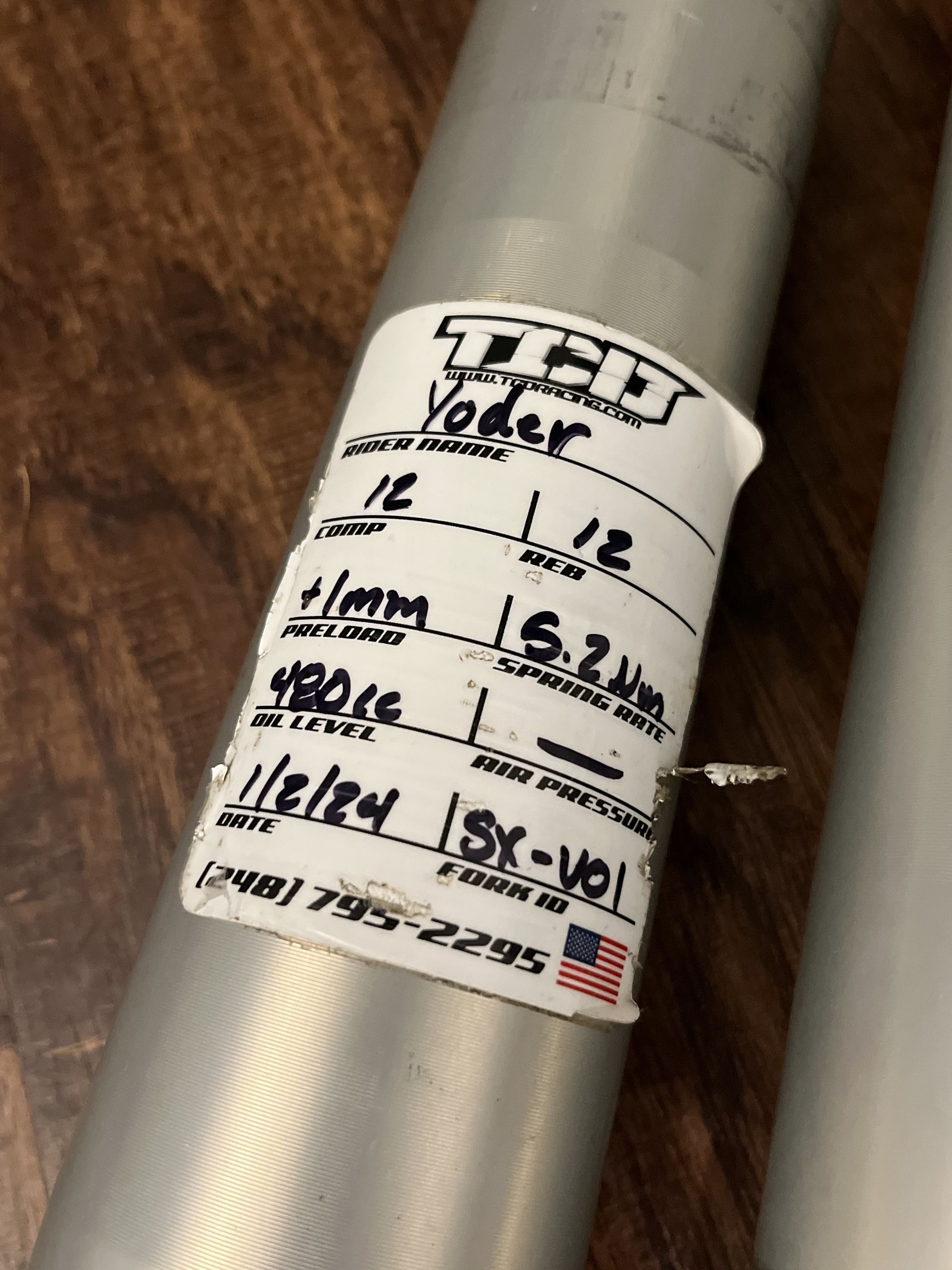 KX250 KX450 TCD WP XACT PRO 7548 Front Forks A Kit Suspension - Kawasaki KX