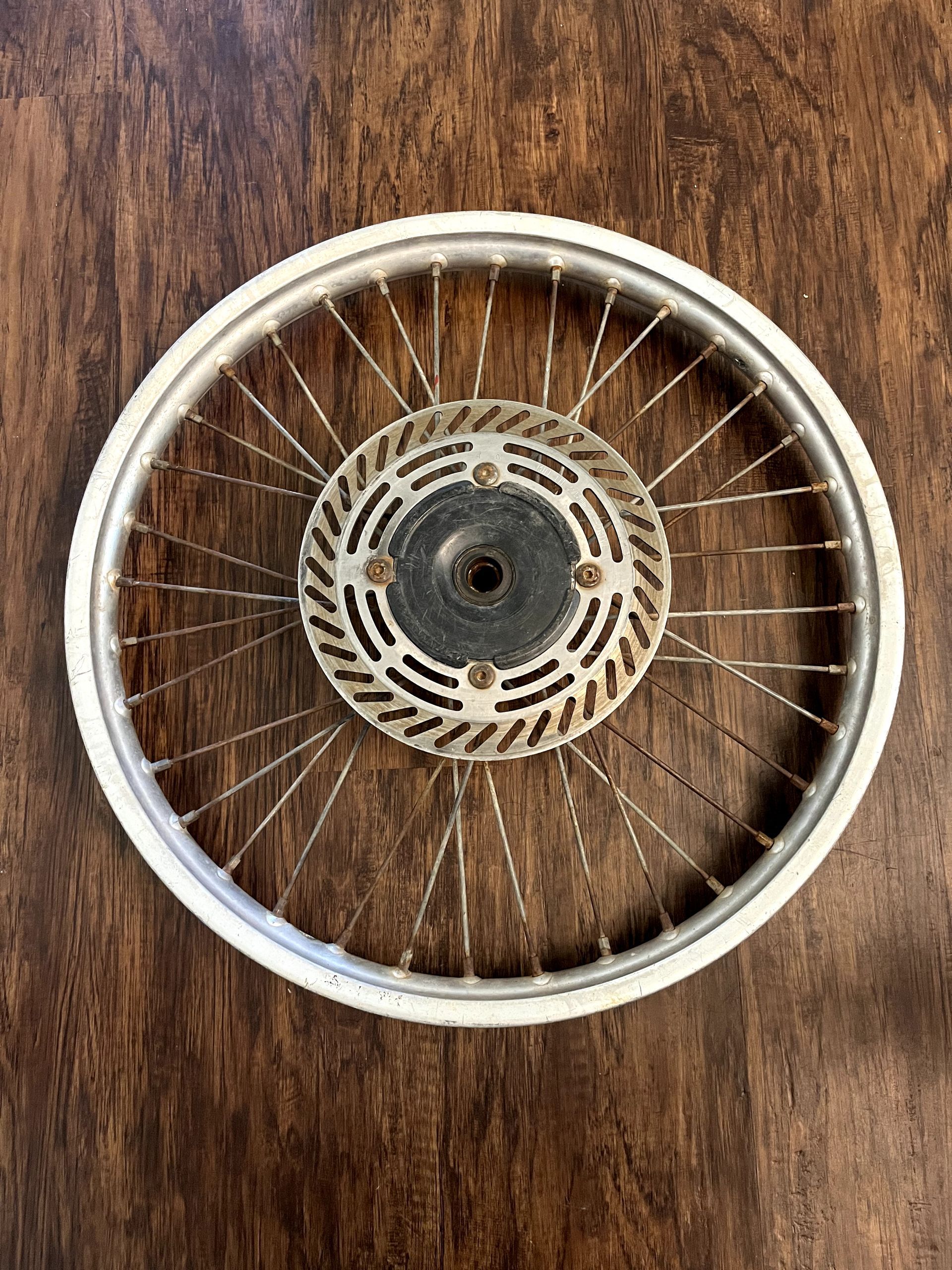 1989 CR500 OEM Front Wheel Assembly Rotor - Honda CR CR125 CR250 - 446A5-KZ4-000