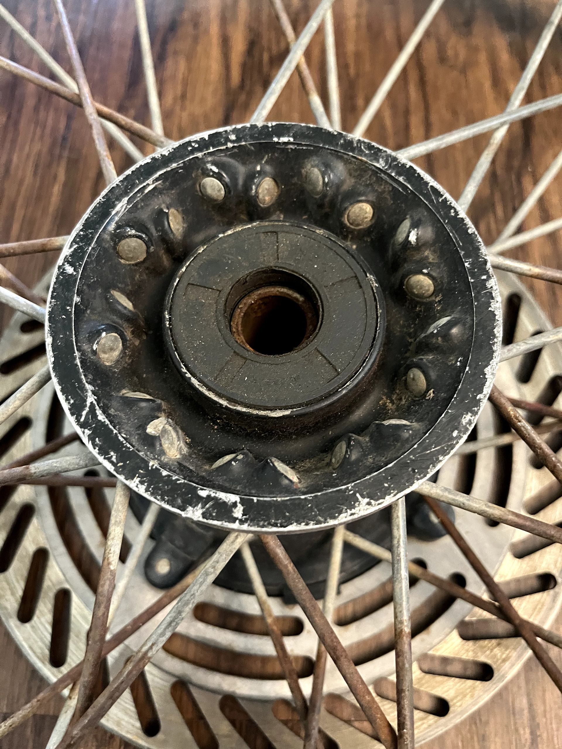 1989 CR500 OEM Front Wheel Assembly Rotor - Honda CR CR125 CR250 - 446A5-KZ4-000