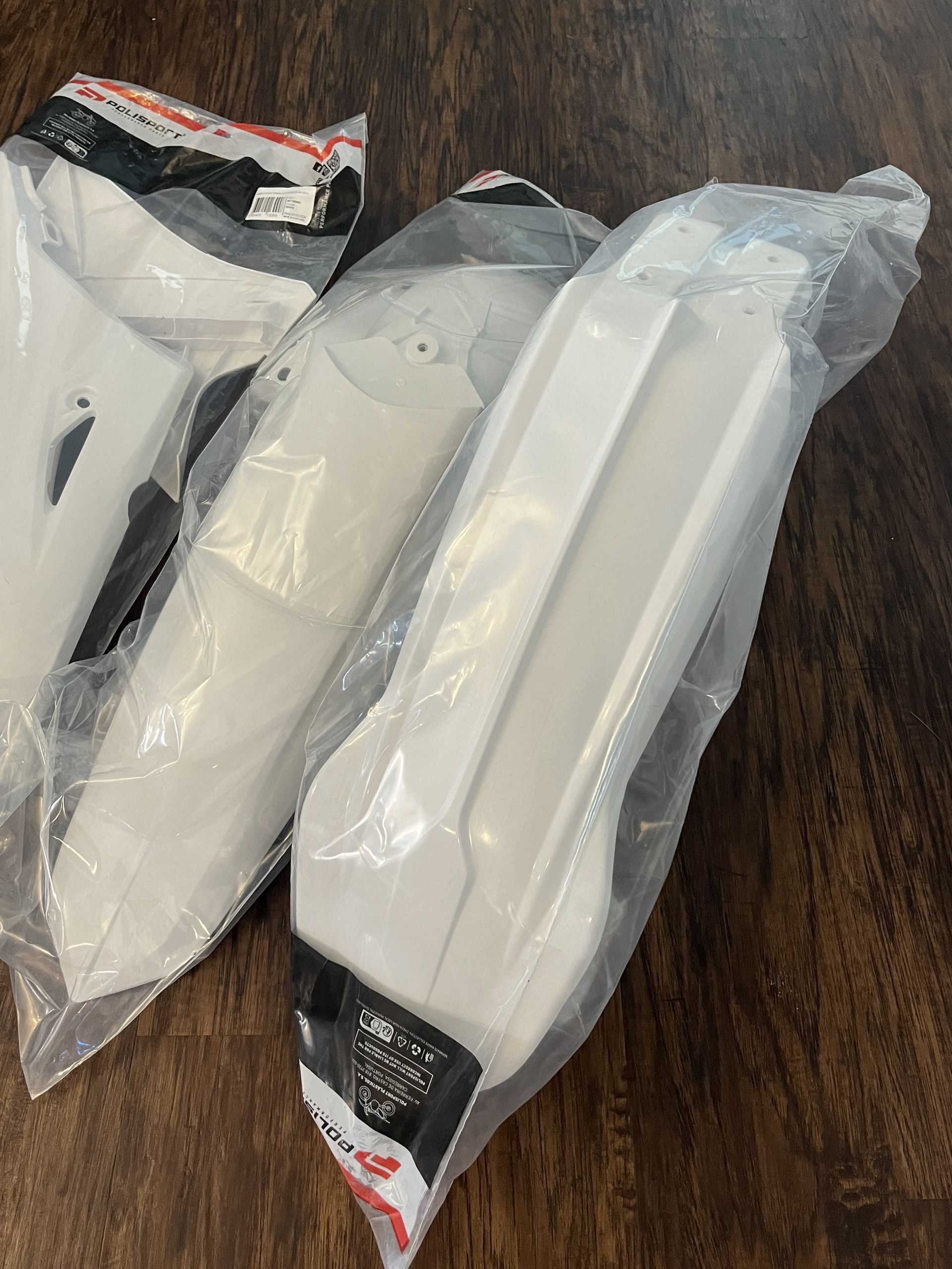 2025 YZ125 YZ250 Polisport Restyle Plastics Kit - White - 2022-2026 YZ 125 250 X