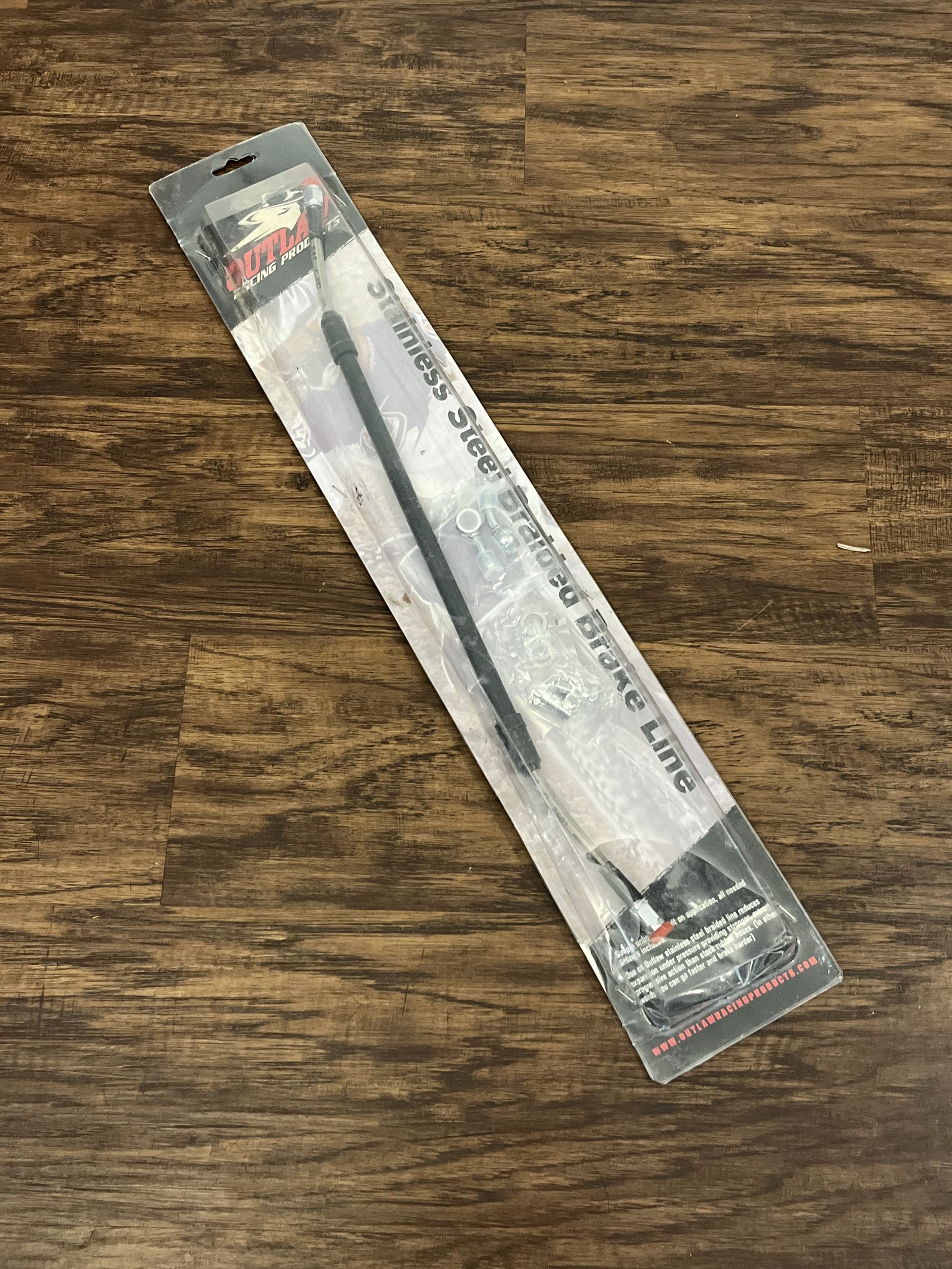 NEW Outlaw Racing Rear Brake Hose Kit - 2004-2011 Kawasaki KX250 KX450 - OR2085