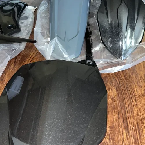NEW Acerbis Complete Plastic Kit - Metallic Grey / Black