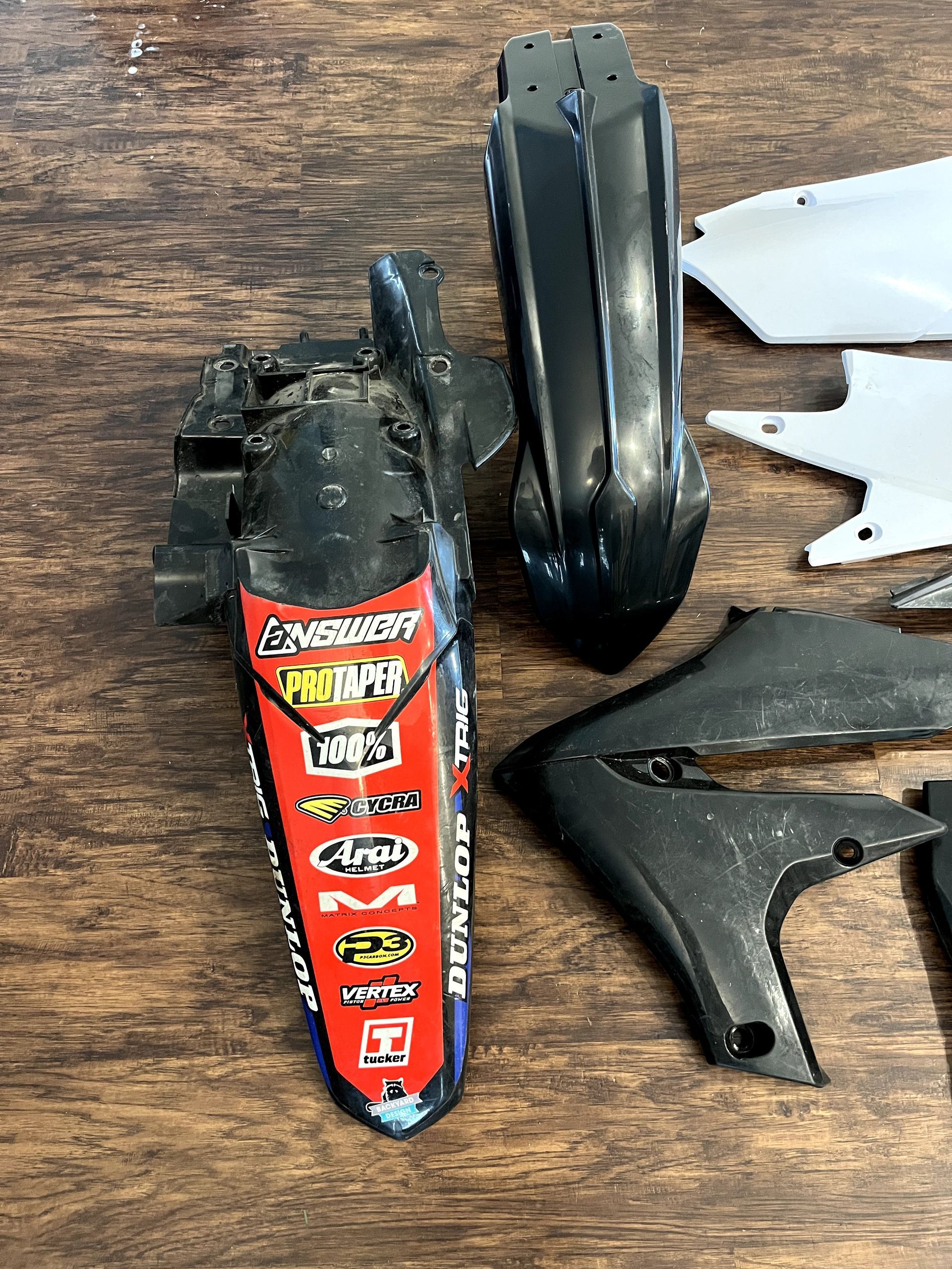 YZ250F YZ450F OEM CYCRA Complete Plastic Kit - Black