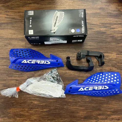 NEW Acerbis X-Ultimate Handguards- Blue/white 