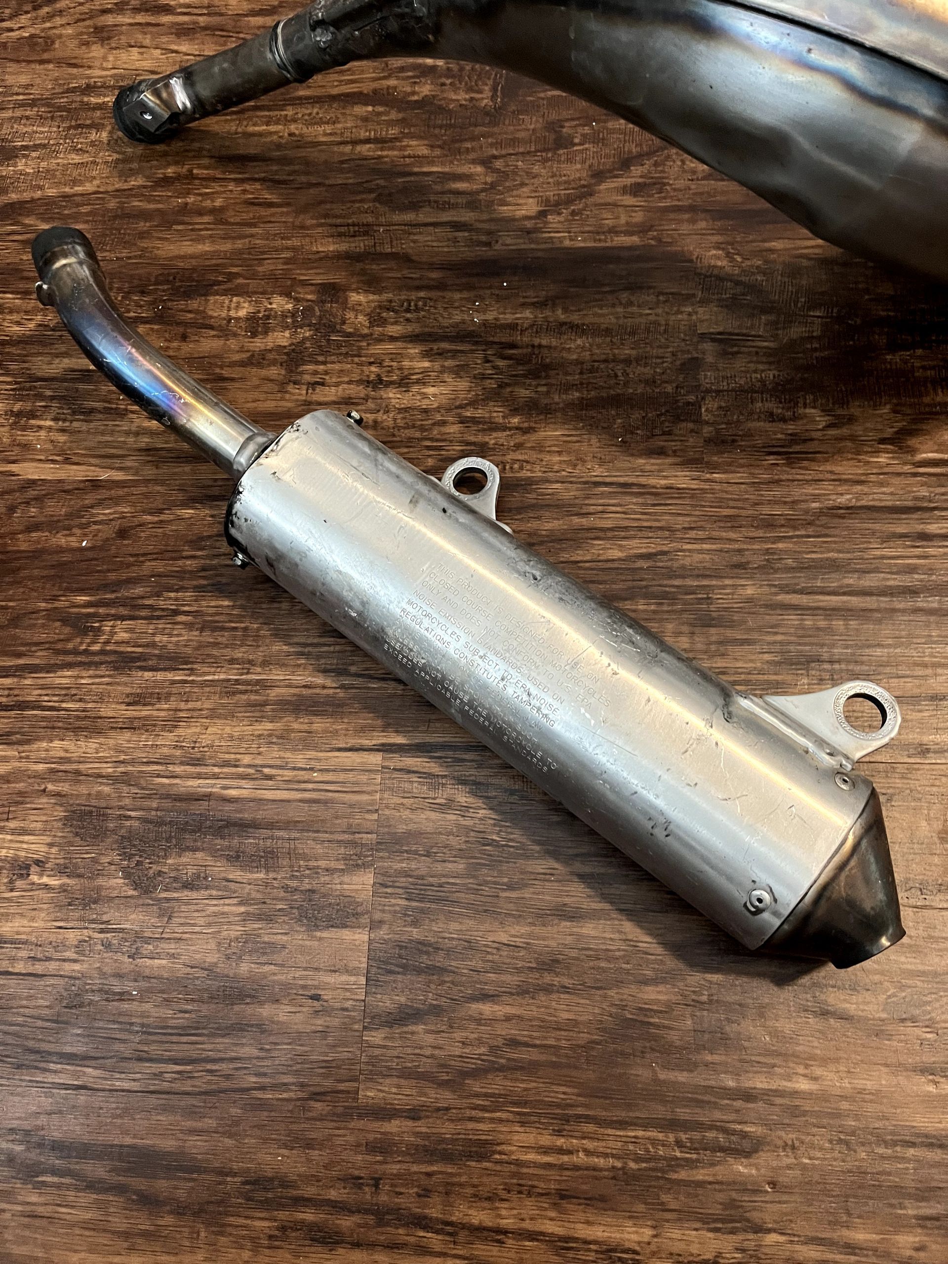 2004 CR250R OEM Exhaust System Pipe Silencer - 02-04 CR 250 - 18300-KSK-010