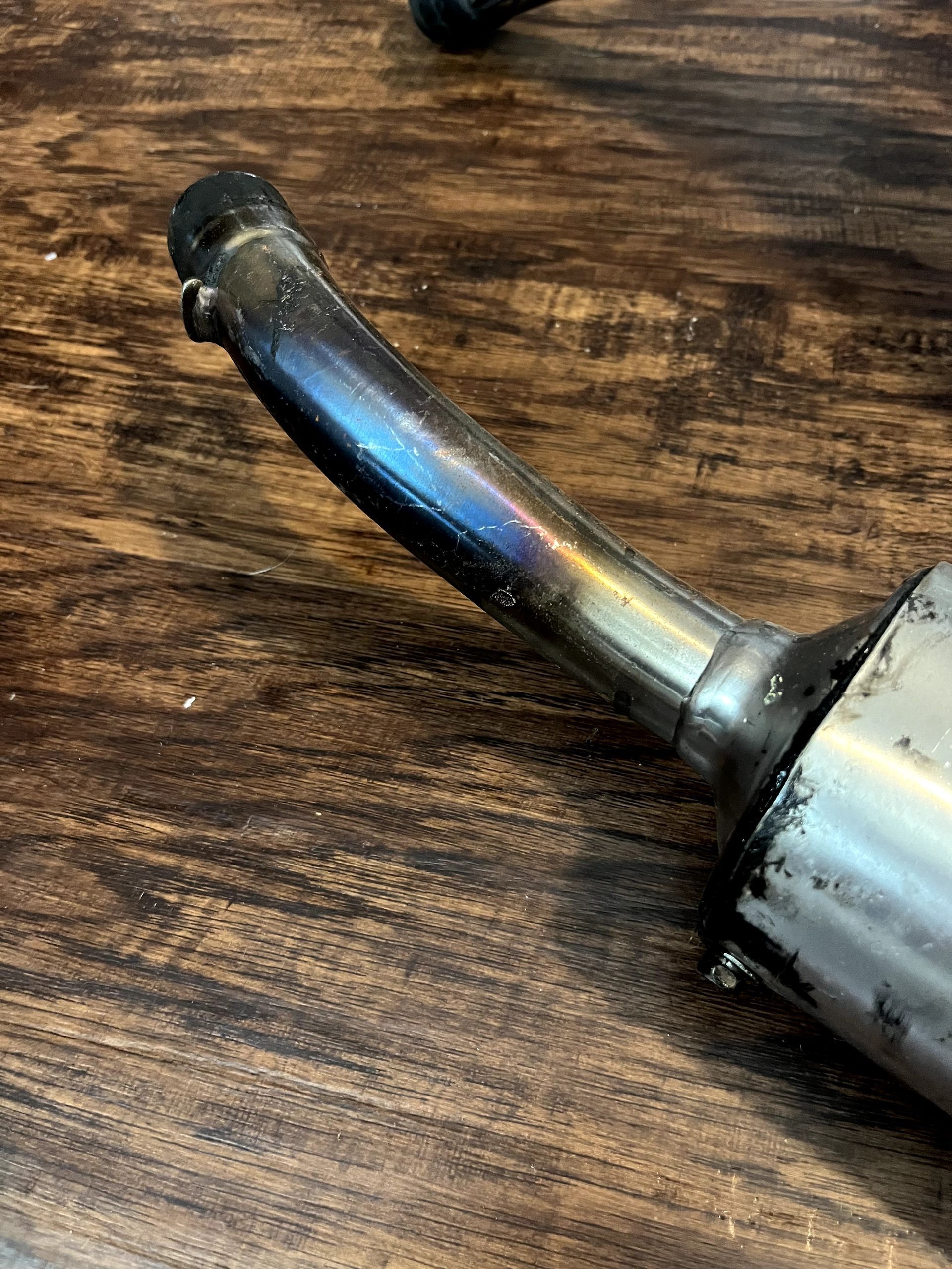 2004 CR250R OEM Exhaust System Pipe Silencer - 02-04 CR 250 - 18300-KSK-010