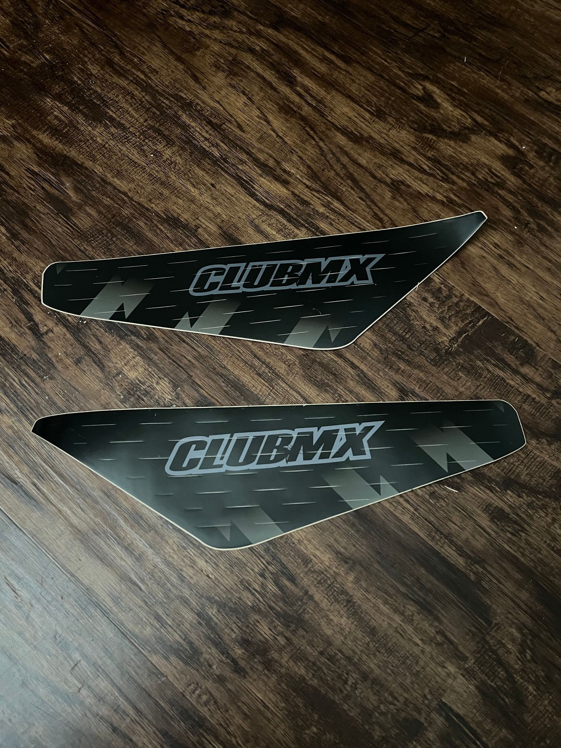 SKDA CLUB MX Gas Tank Graphic Decals - MATTE BLACK