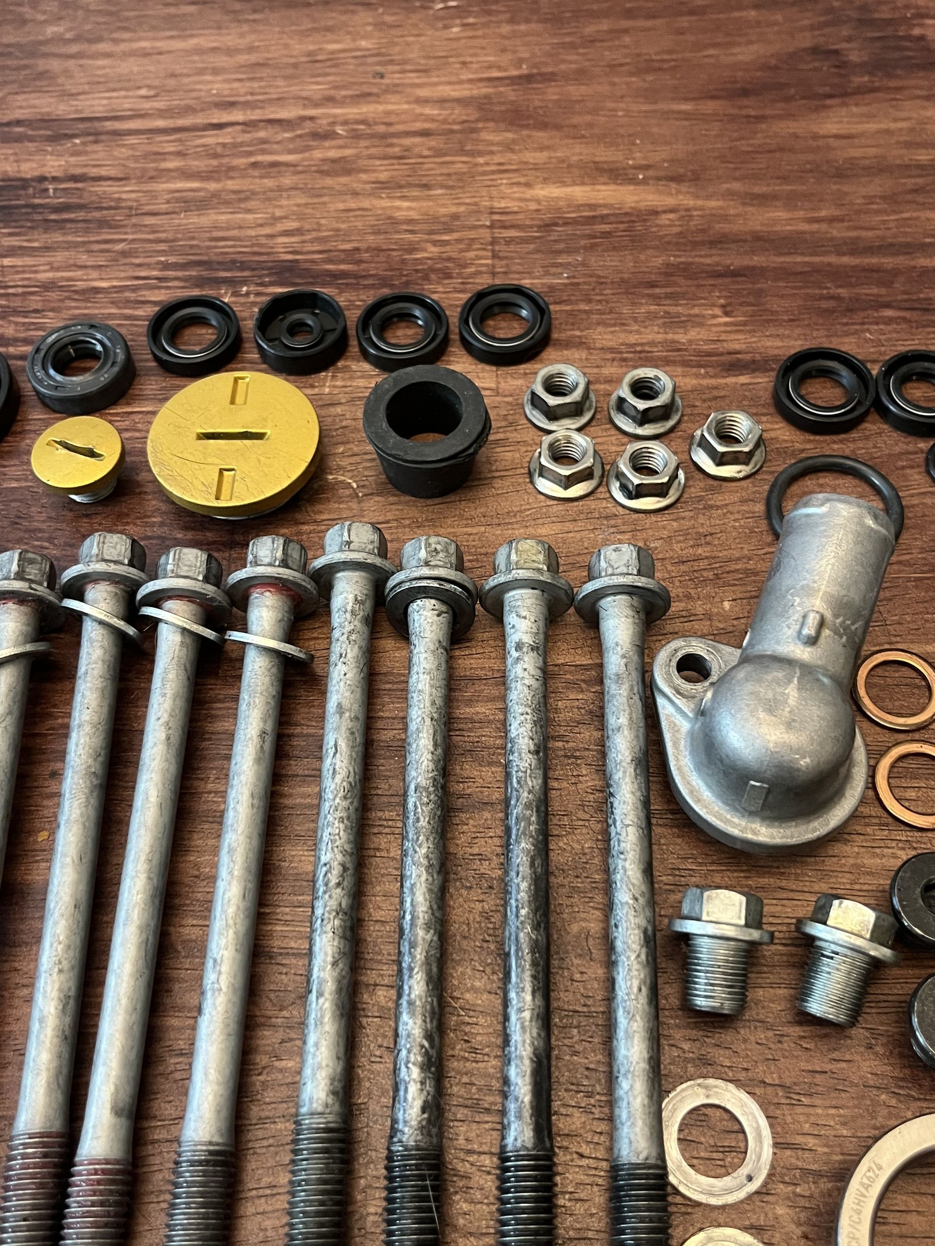 2021-2025 KX250 OEM Top End Misc. Parts Lot Engine Bolts - Kawasaki KX 250 X