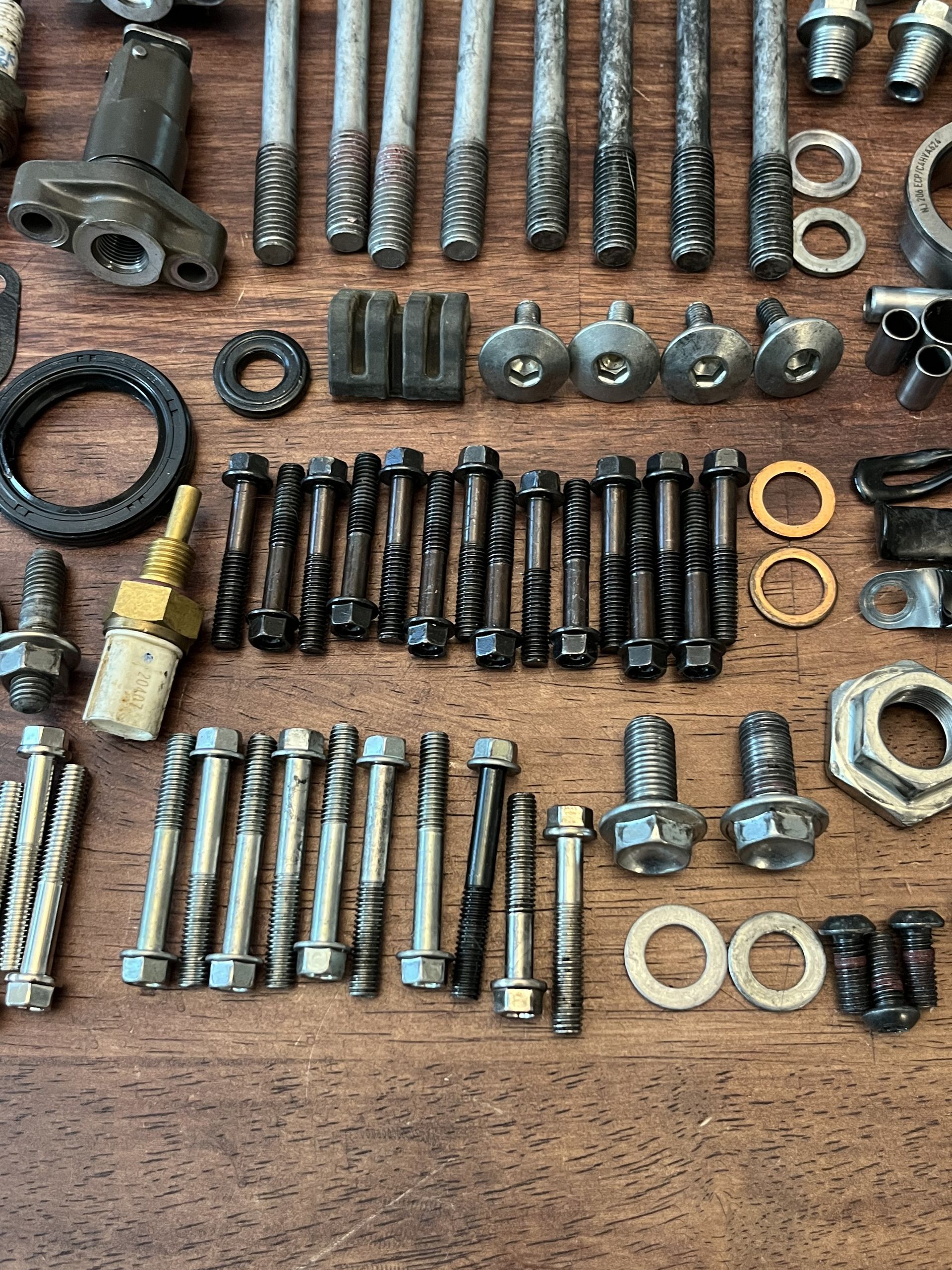 2021-2025 KX250 OEM Top End Misc. Parts Lot Engine Bolts - Kawasaki KX 250 X