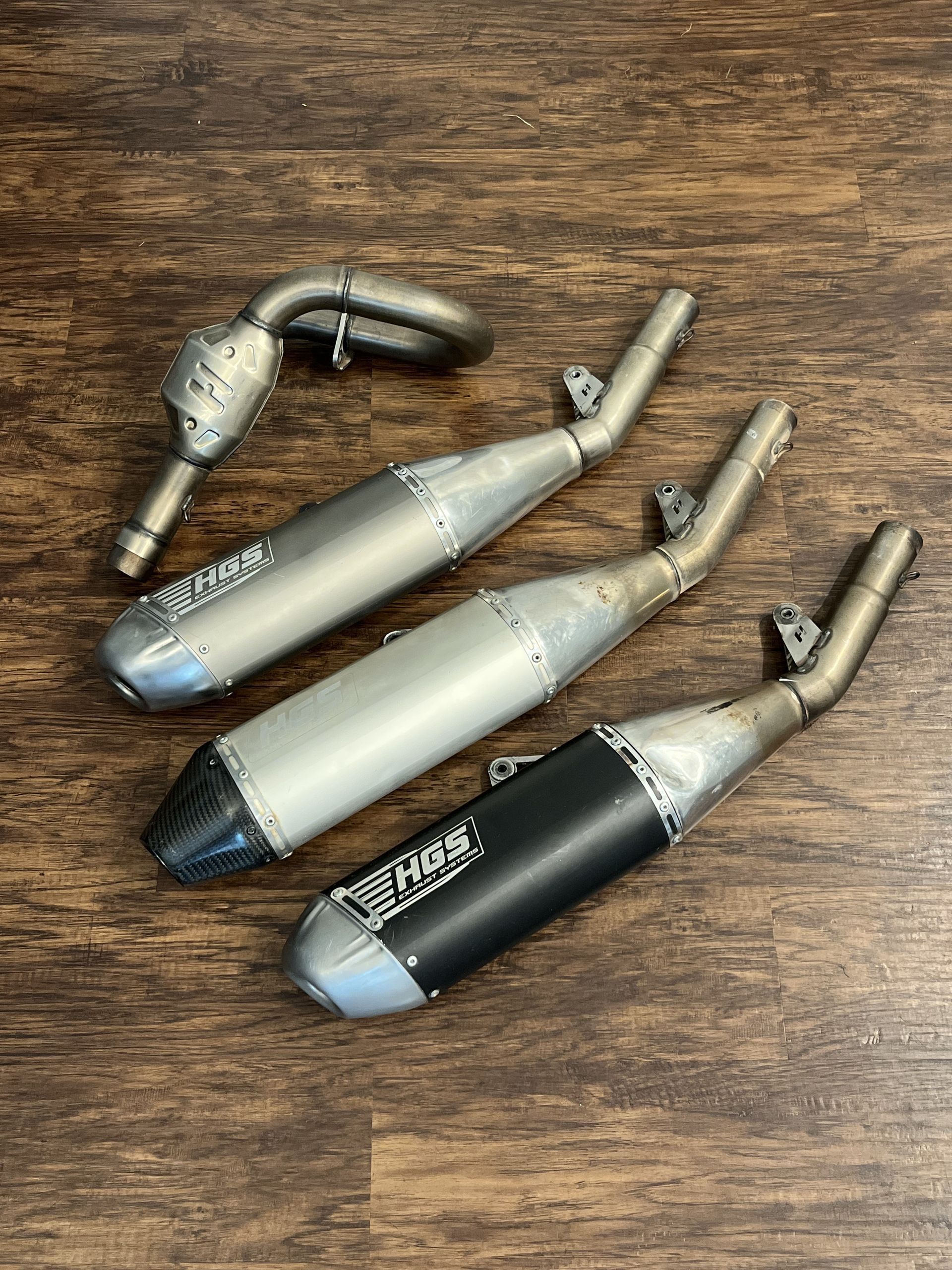 2025 KX450 HGS FACTORY Exhaust Package Complete System CUSTOM Header KX 450