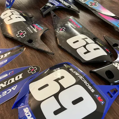 NEW Club MX Complete Plastics And Graphics Kit- Coty Schock
