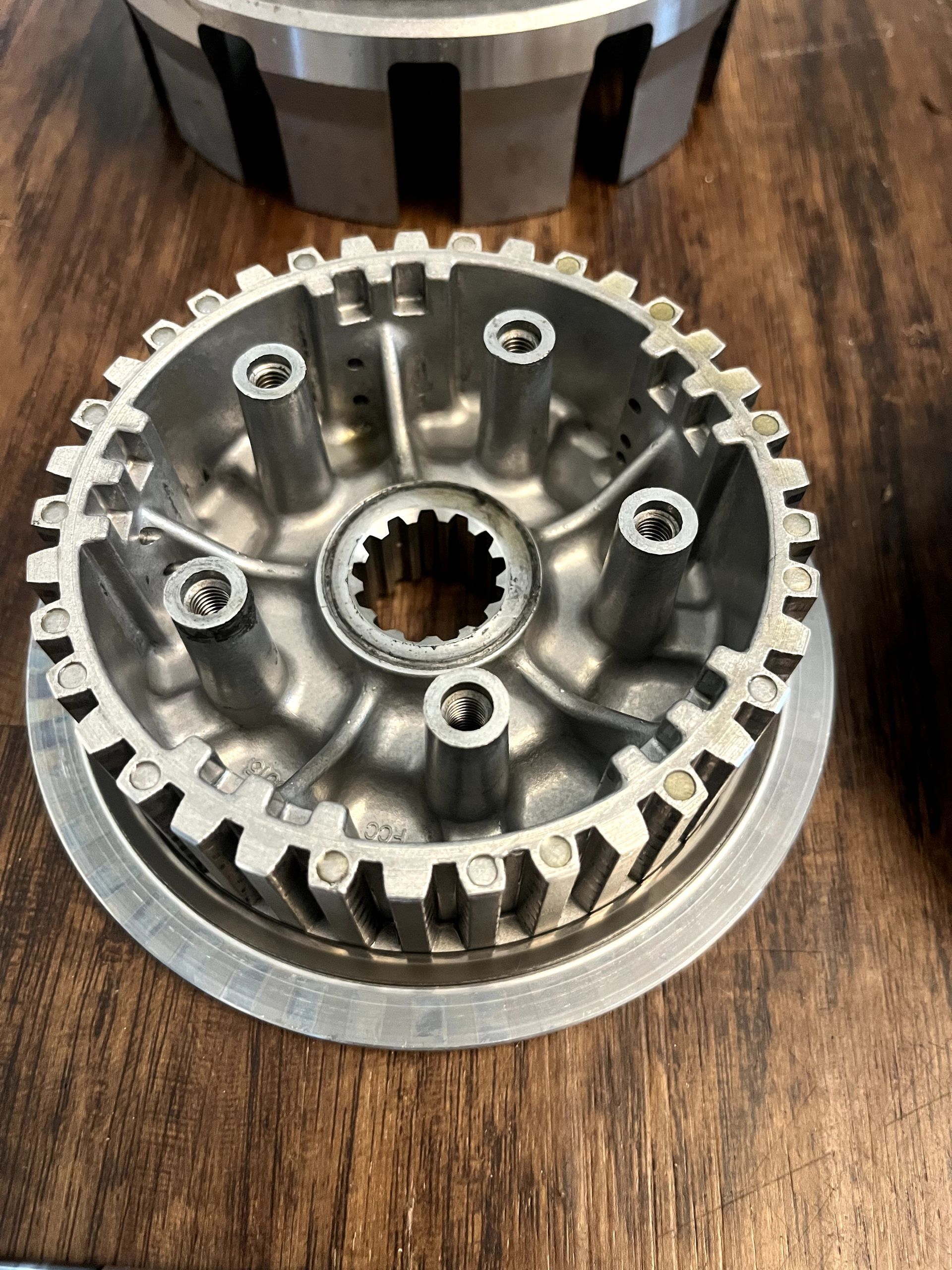 19-20 KX450 OEM Complete Clutch Assembly W/ Boyeson Cover // Rod // Bolts