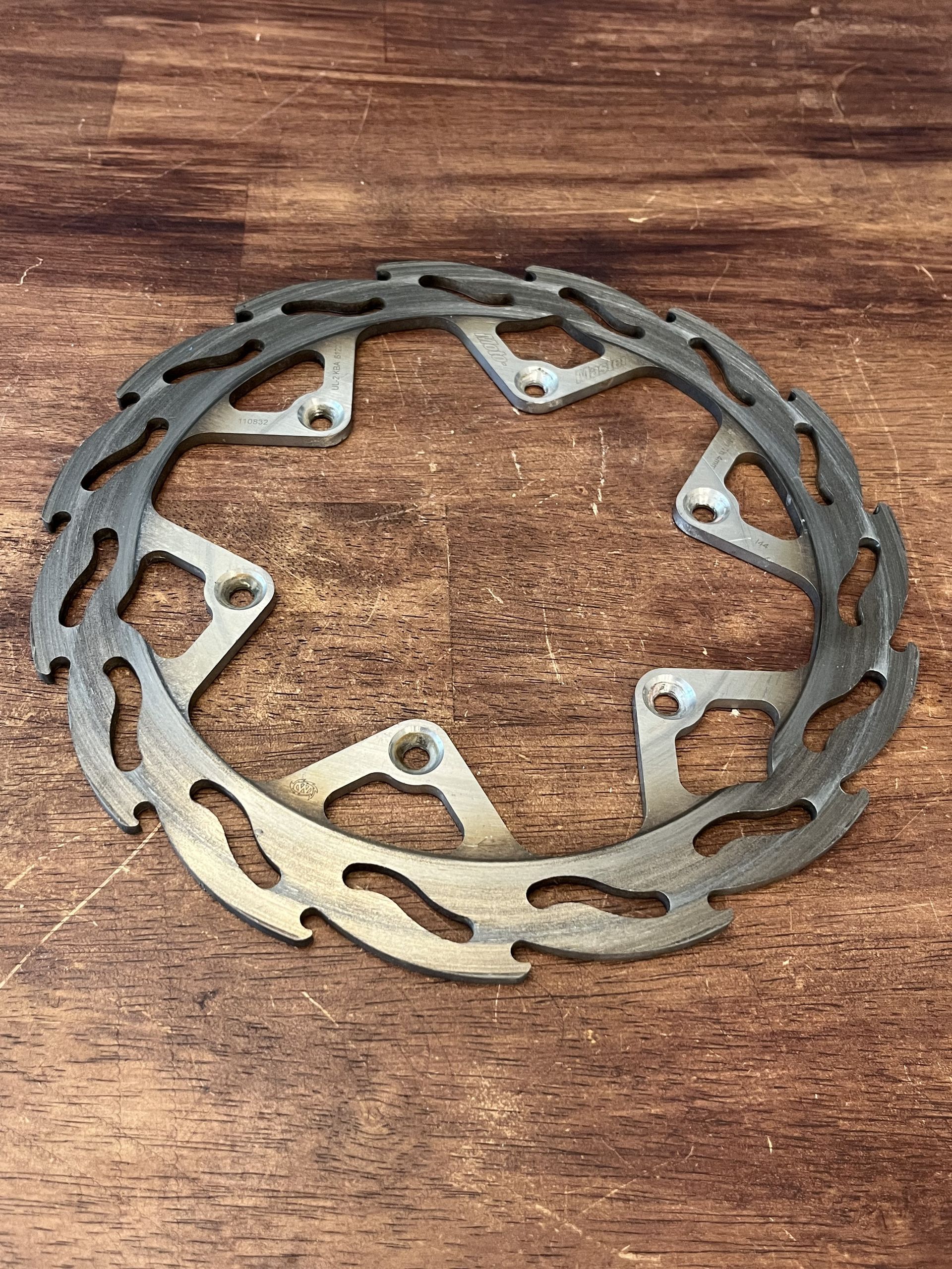 Moto Master Flame Fixed Rear Rotor - 2020-2026 Yamaha YZ 125 250 450 - 110832