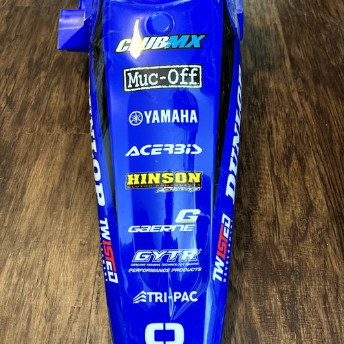 CLUB MX RACE USED REAR FENDER - BLUE