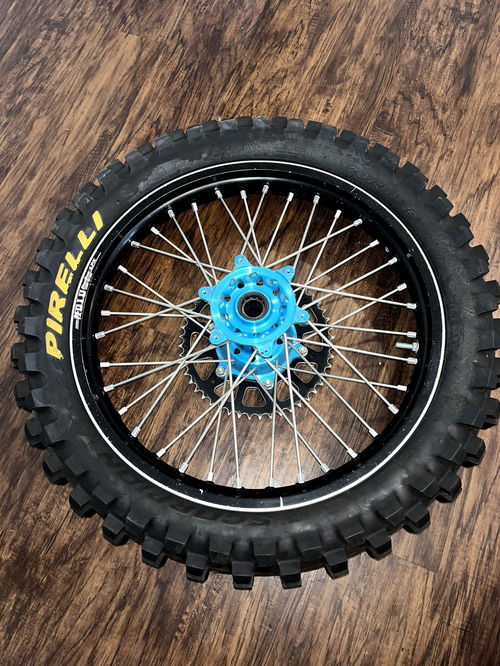 CLUB MX Rims Plus Complete Rear Wheel W/ Mika Metals