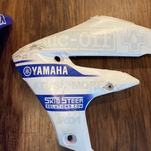 Yamaha Club Mx Plastics Kit - White Out 