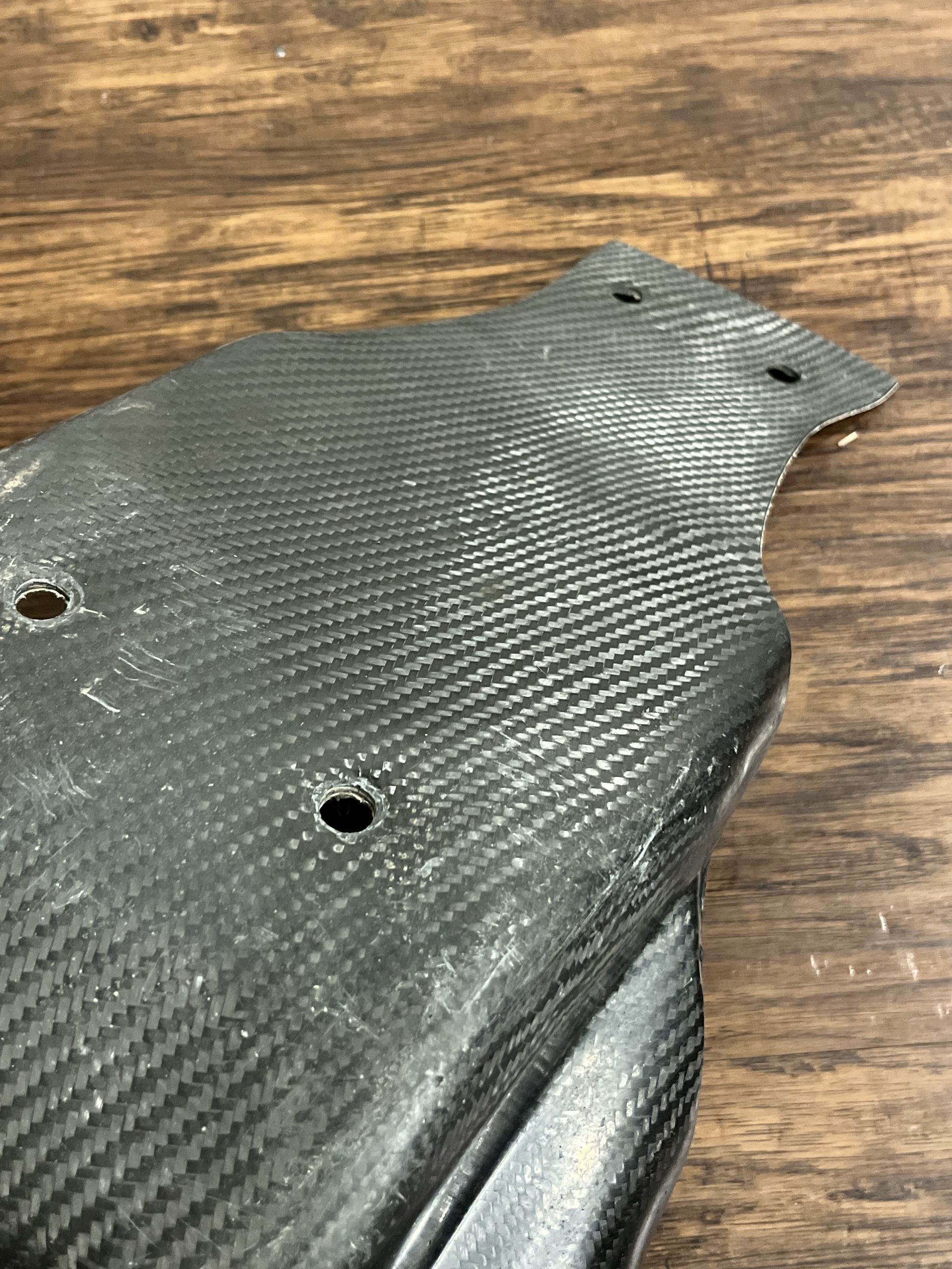 KX450 P3 Carbon X-Series Skid Plate W/ Linkage Guard - 2024-2026 KX 450 X SR