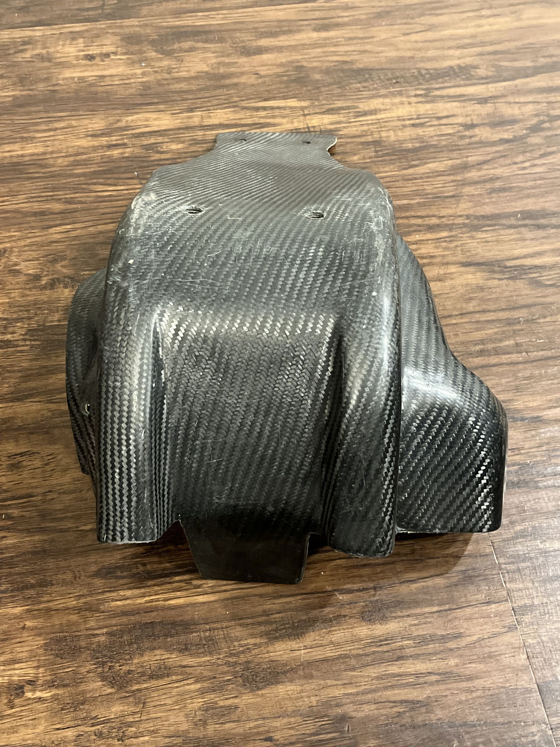 KX450 P3 Carbon X-Series Skid Plate W/ Linkage Guard - 2024-2026 KX 450 X SR