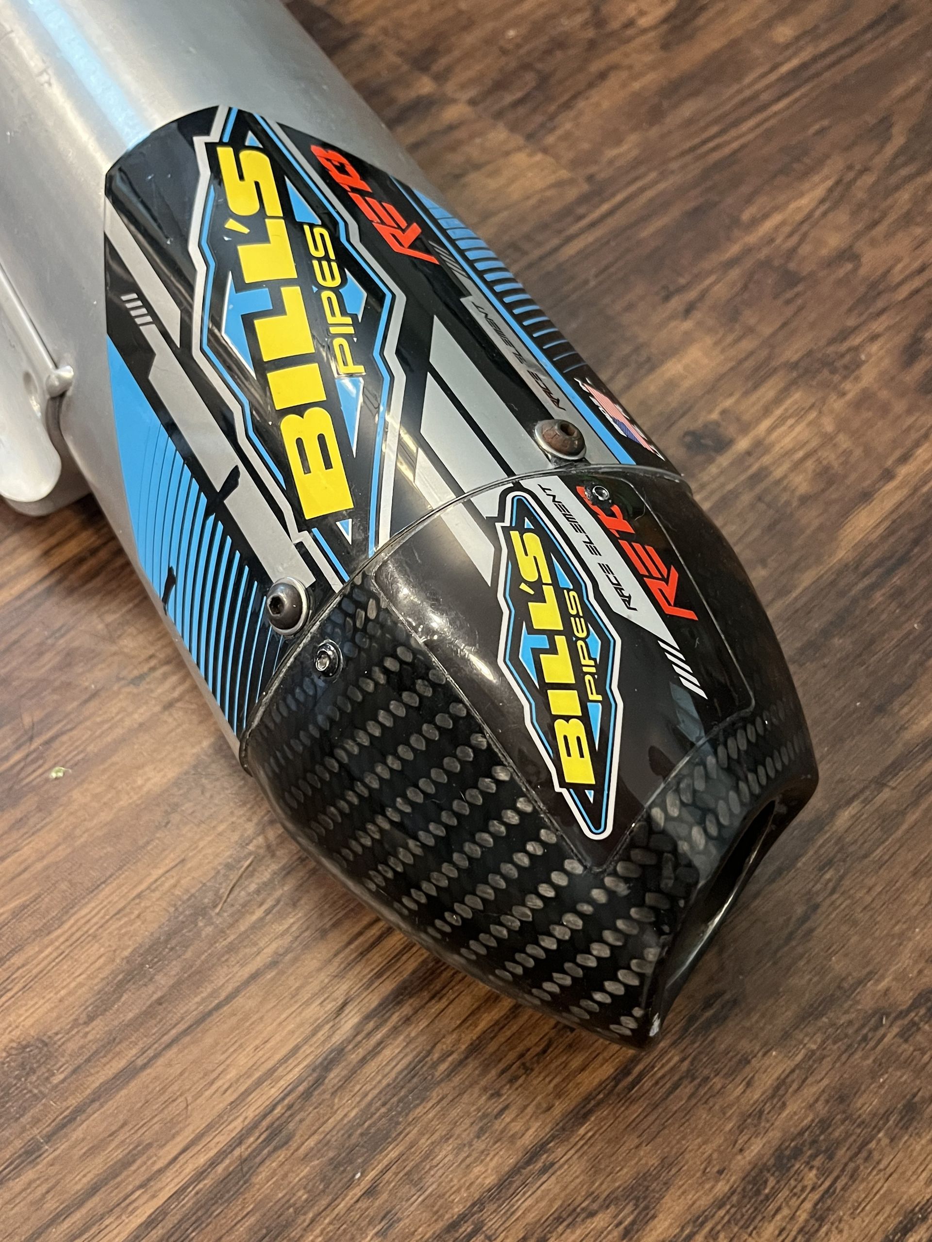 NEW 21-24 KX250 X Bill's Pipes RE-13 Full Exhaust System - CUSTOM CUT FACTORY