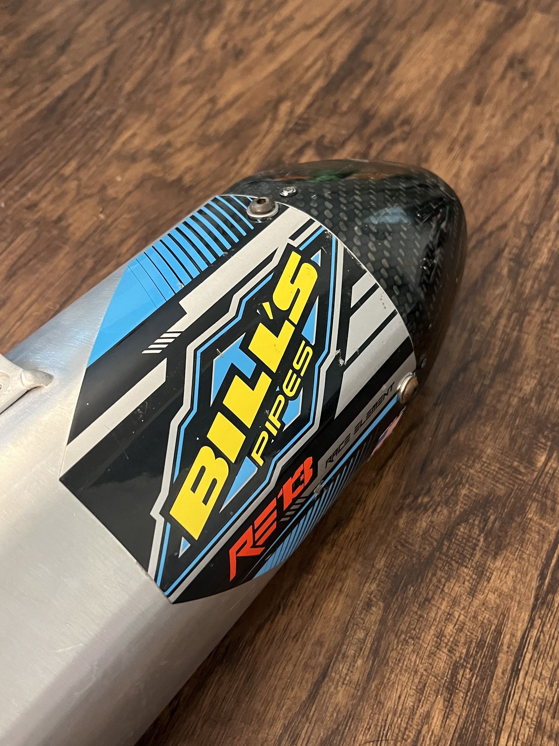 NEW 21-24 KX250 X Bill's Pipes RE-13 Full Exhaust System - CUSTOM CUT FACTORY