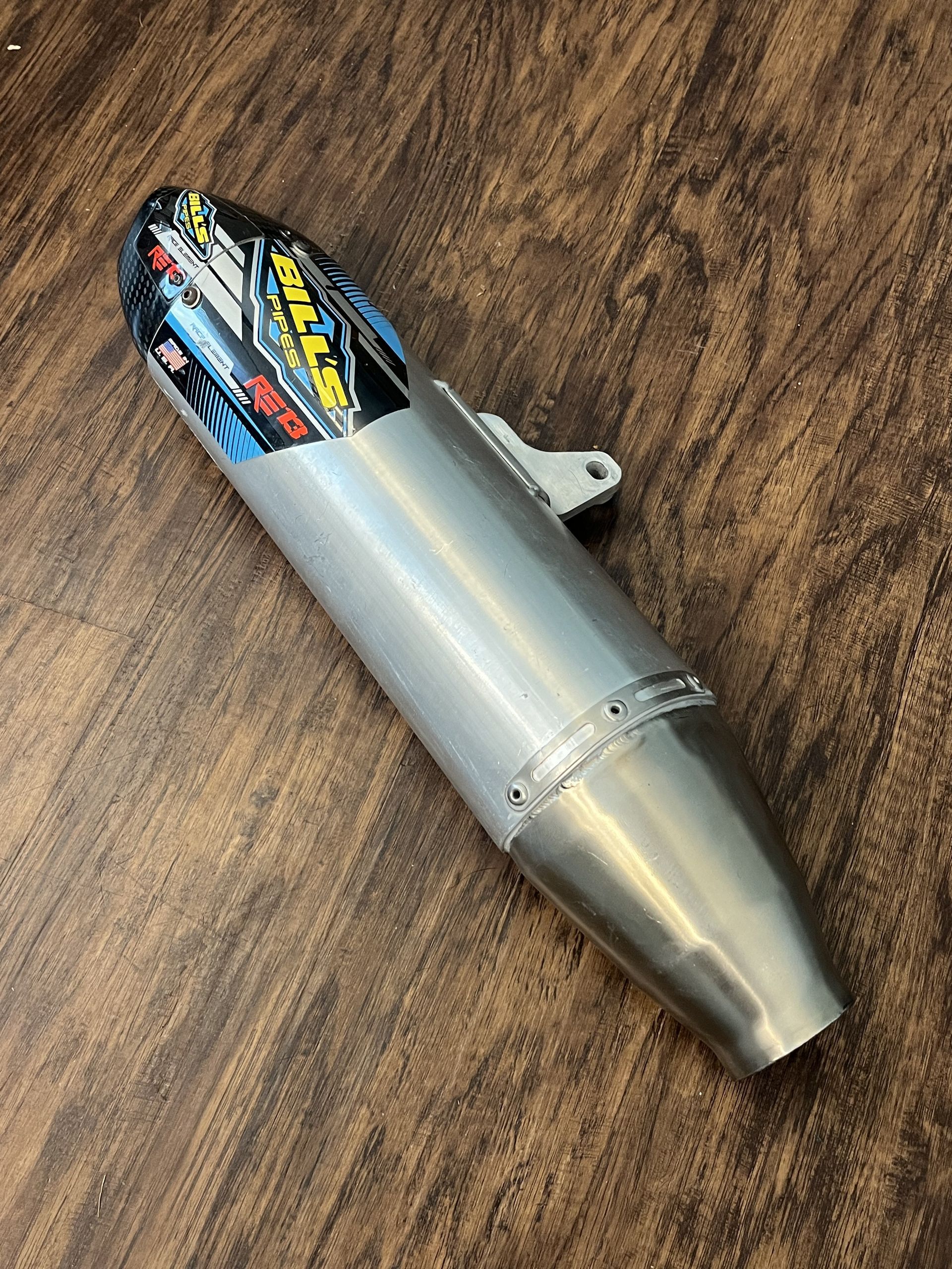 NEW 21-24 KX250 X Bill's Pipes RE-13 Full Exhaust System - CUSTOM CUT FACTORY