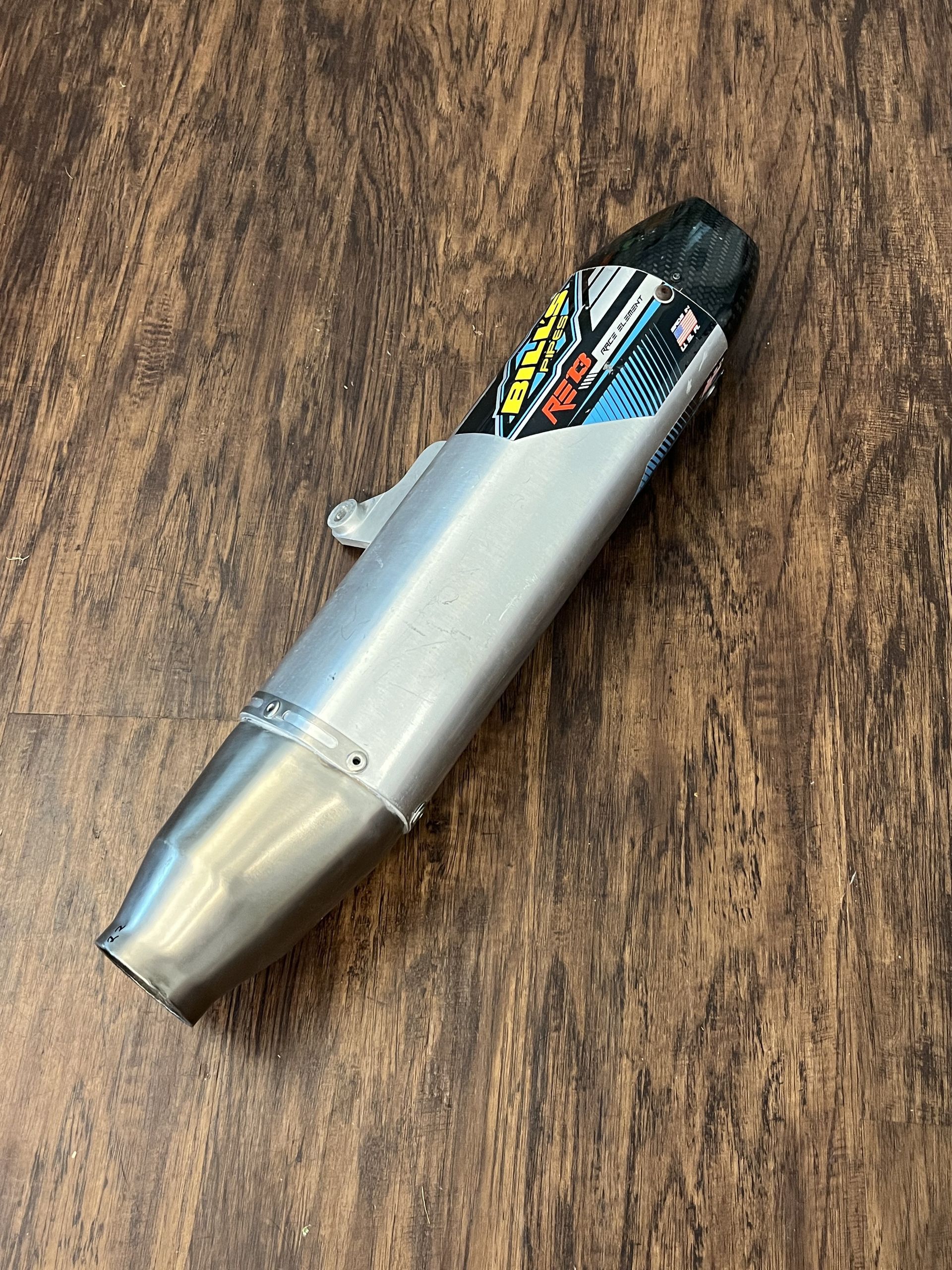 NEW 21-24 KX250 X Bill's Pipes RE-13 Full Exhaust System - CUSTOM CUT FACTORY