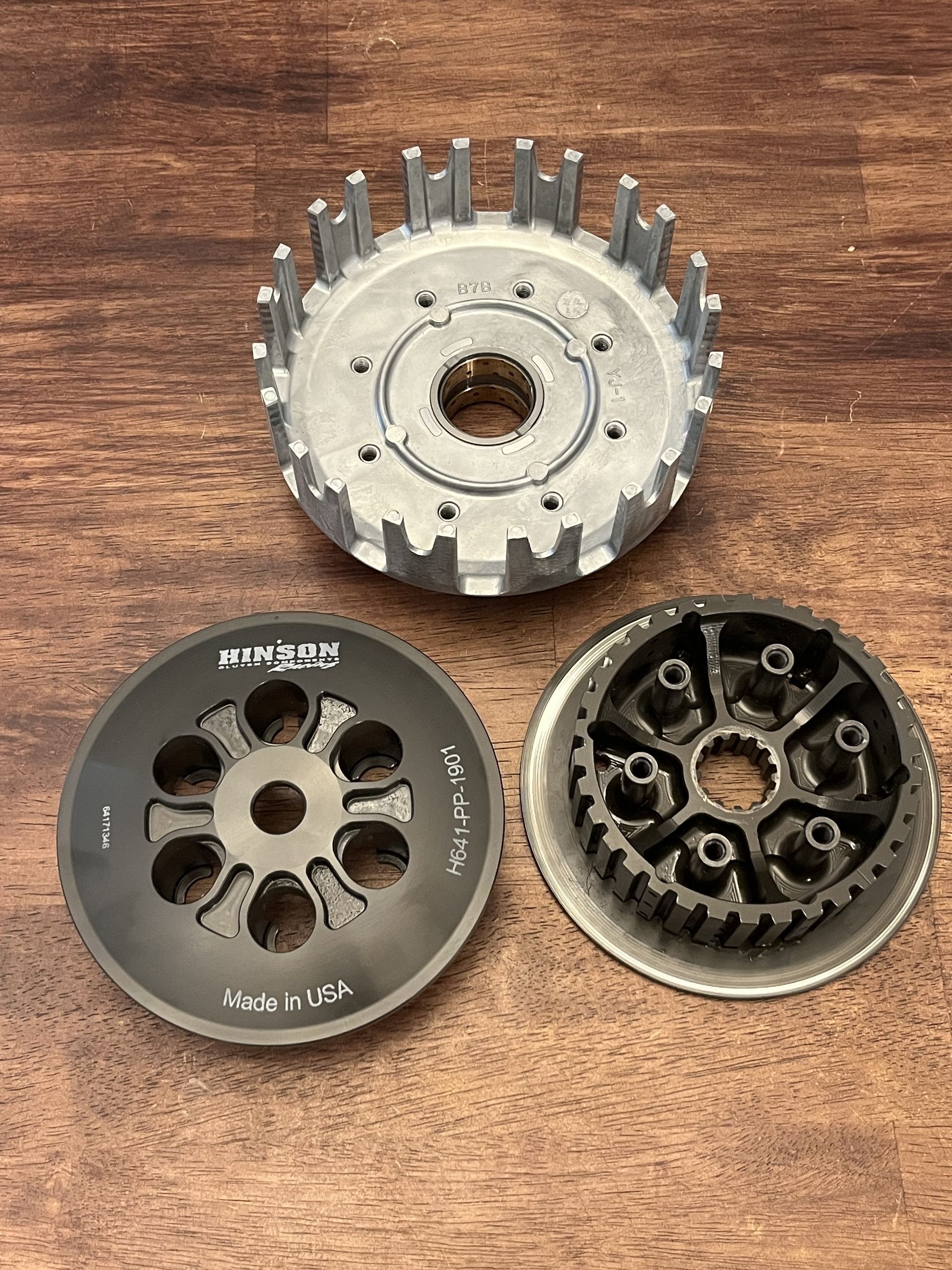 OEM Clutch Basket Hinson Billet Inner Hub Pressure Plate 2019-2026 YAMAHA YZ250F