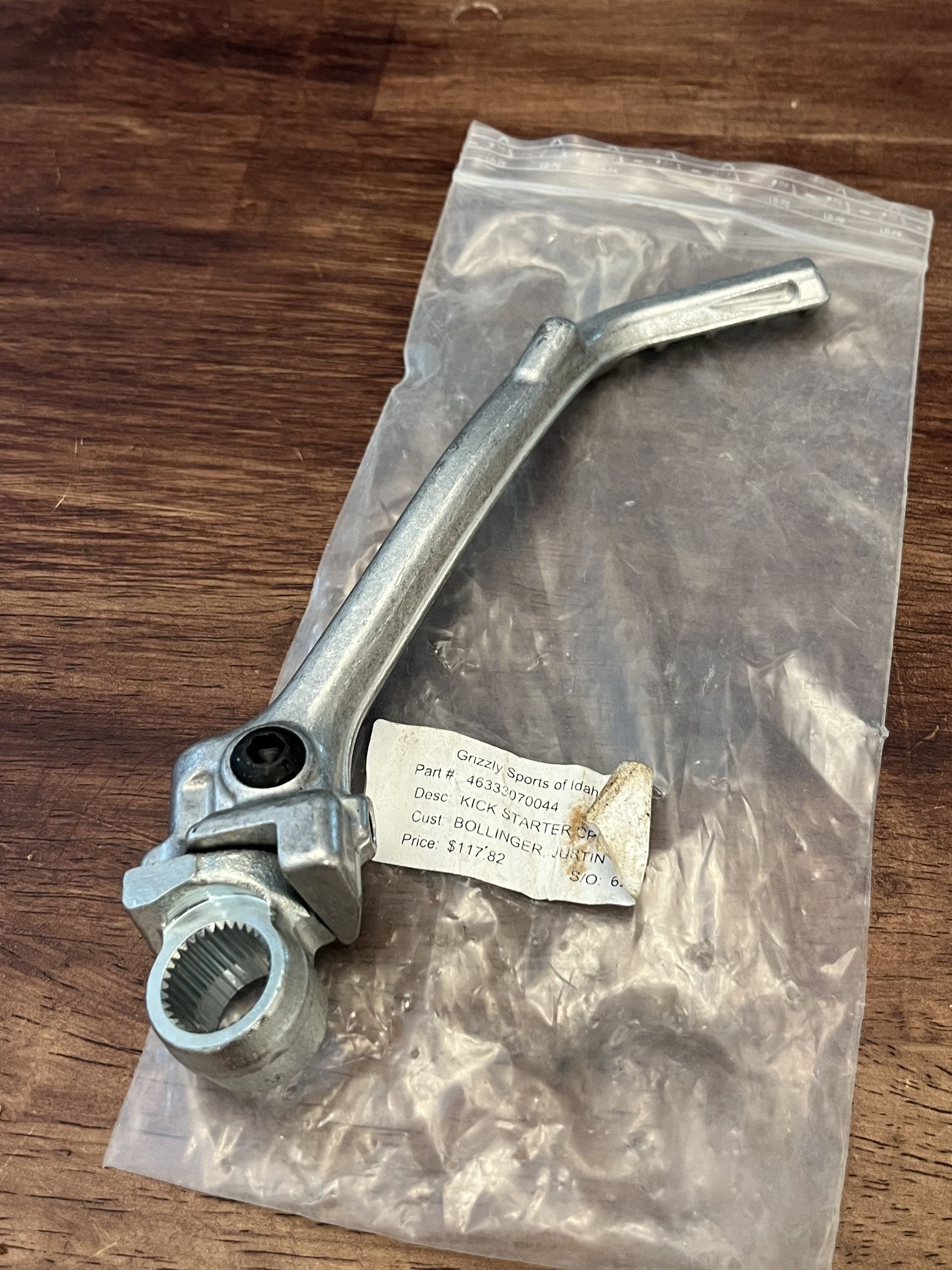 NEW OEM Kickstarter Kick Start Lever - 2018-2024 KTM HUSQ 85 SX MC - 47233070044