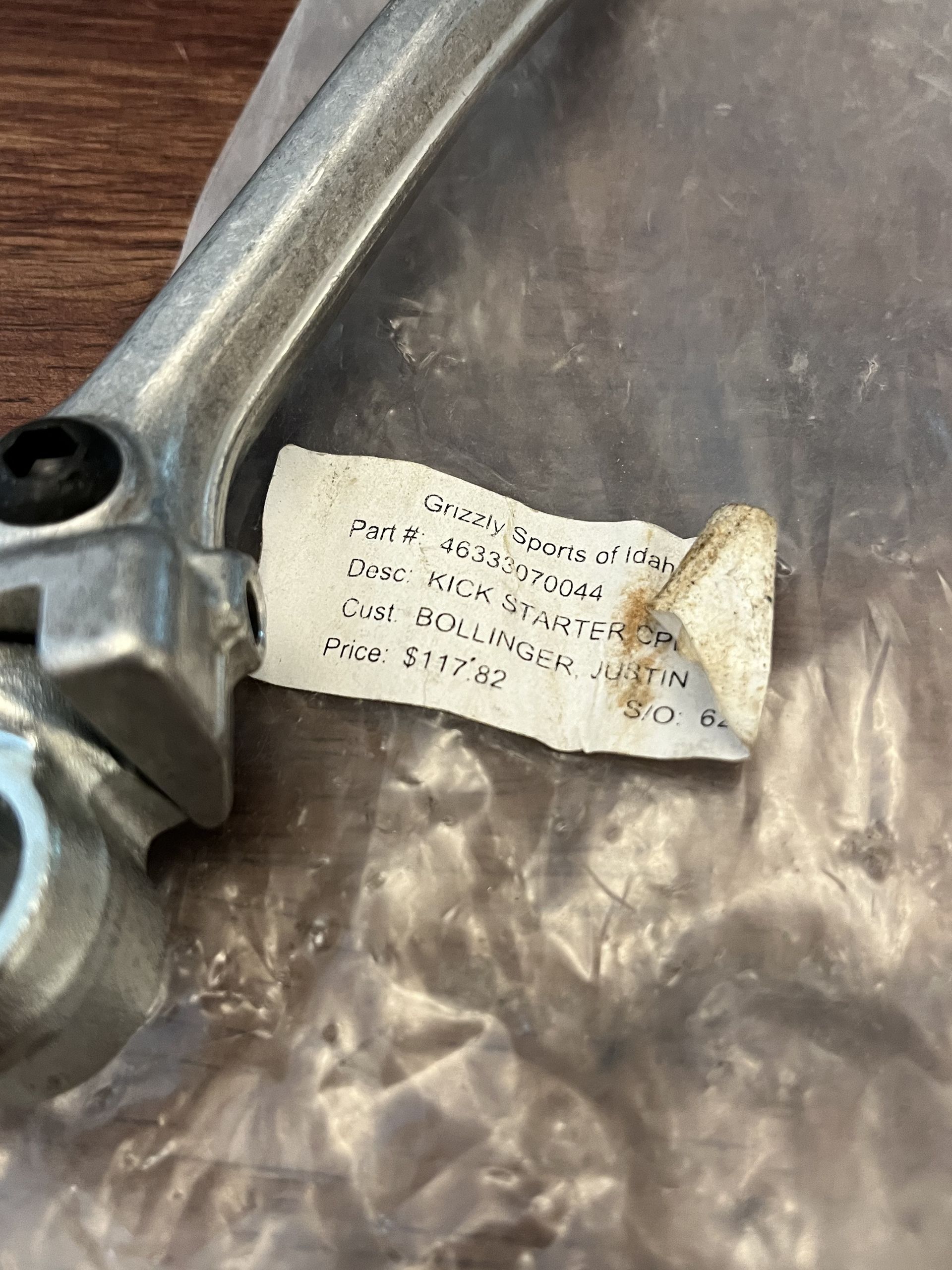 NEW OEM Kickstarter Kick Start Lever - 2018-2024 KTM HUSQ 85 SX MC - 47233070044