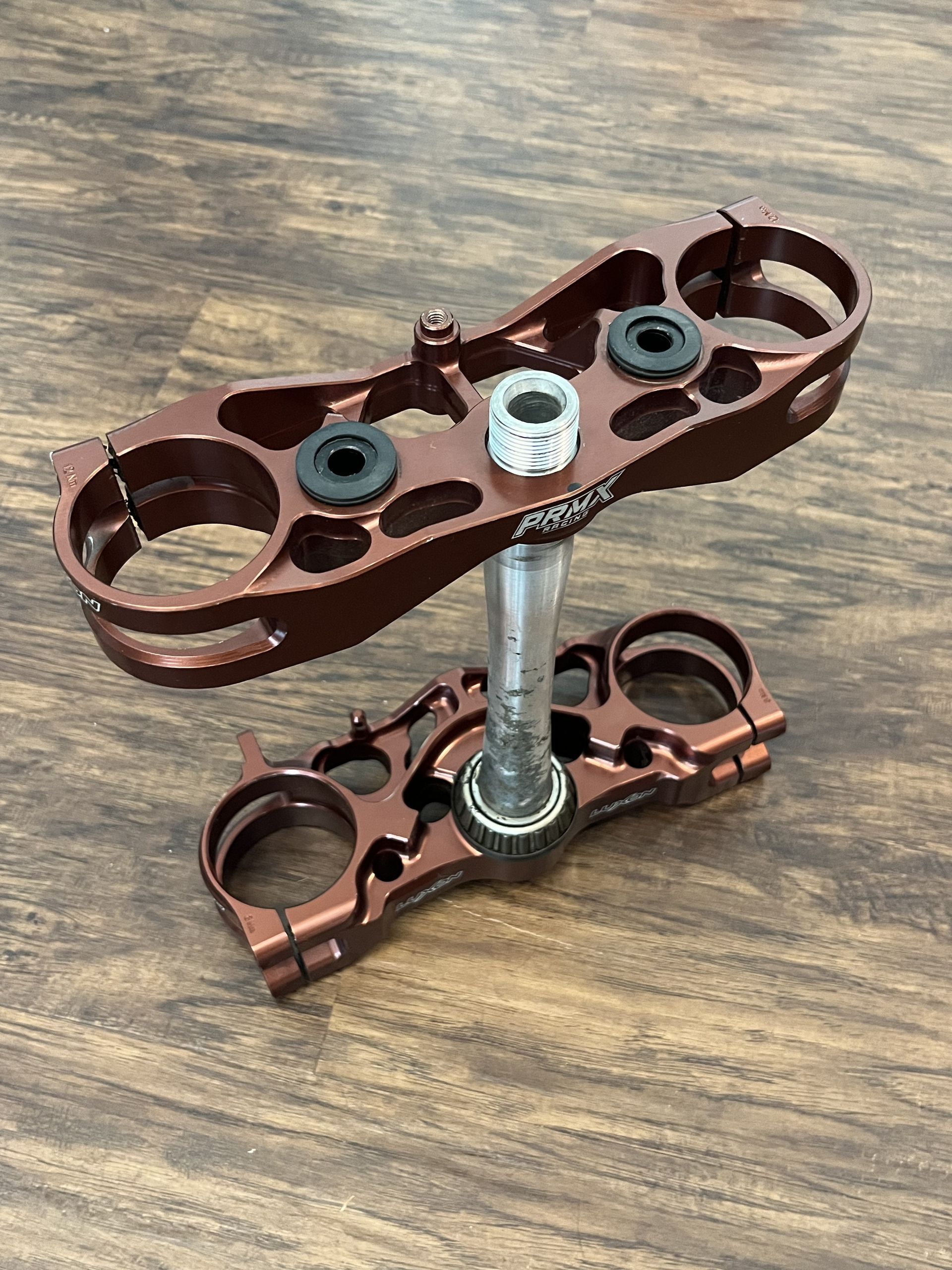 LUXON Factory Split Triple Clamps GEN 2 - 2019-2025 KX450 KX250 - 23 MM BRONZE