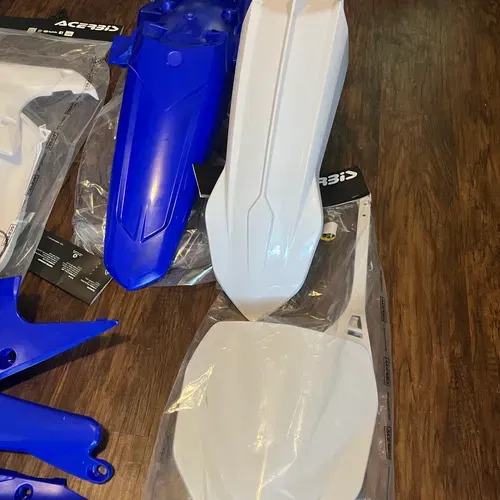 NEW YZ250F YZ250F Acerbis Mix Match Plastic Kit- Blue // White Yamaha 