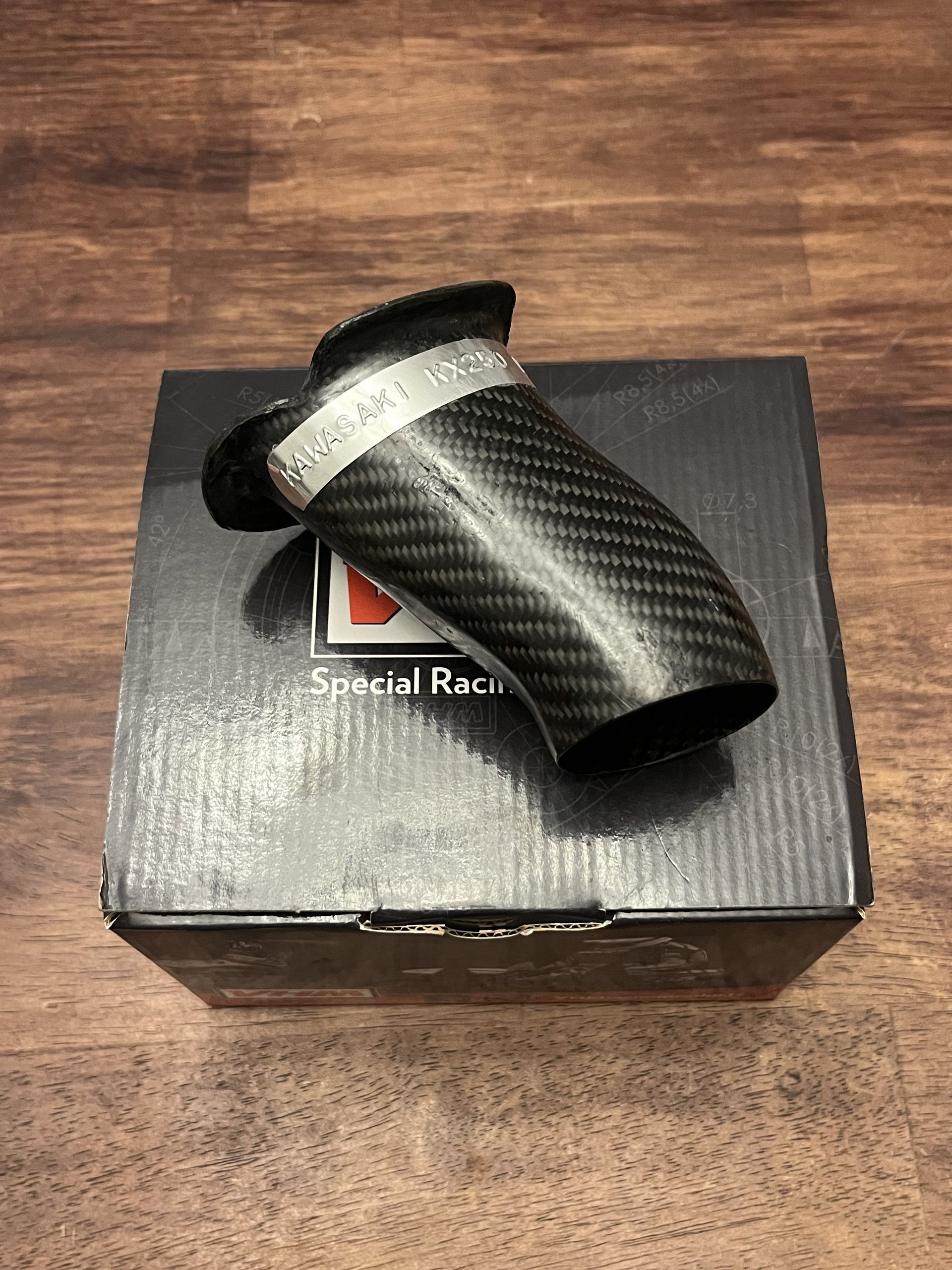 NEW KX250 VHM Carbon Fiber Air Intake - 2021-2022 KAWASAKI KX 250 - AI040621