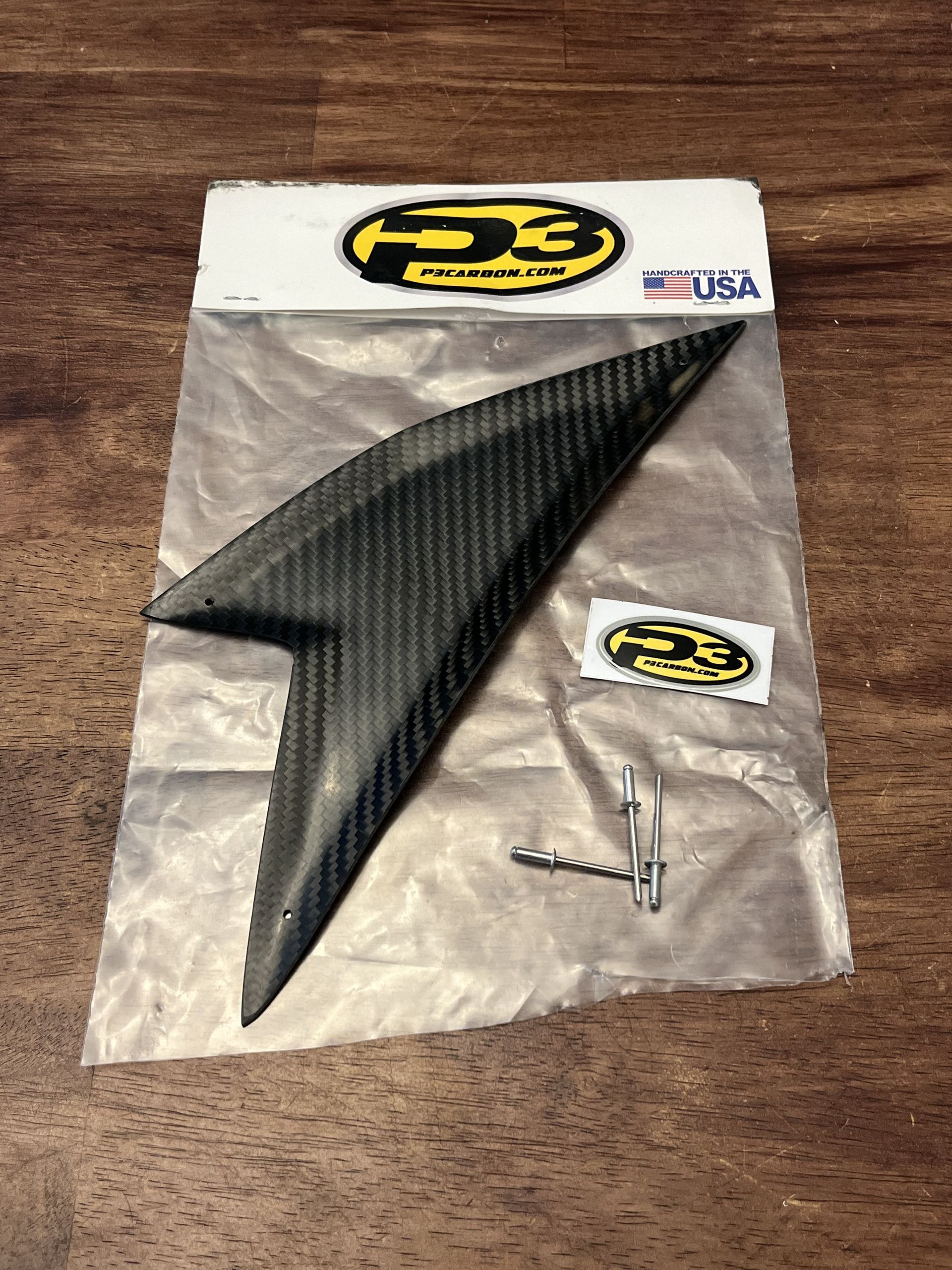 NEW KX250 KX450 P3 Carbon Air Box Cover - 19-23 KX 450 / 21-24 KX 250 - 716079 