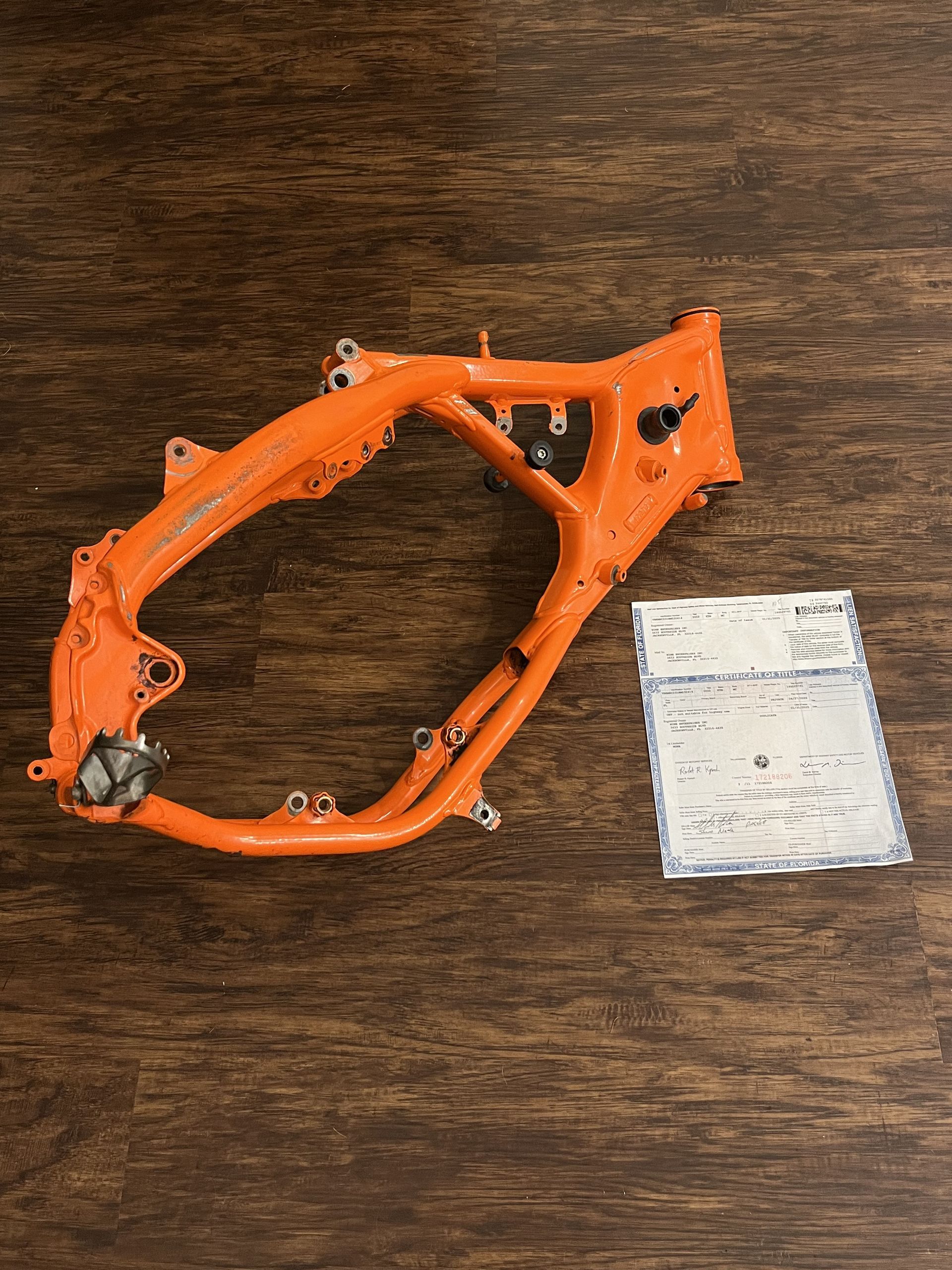 TITLED 2022 KTM 85 SX OEM Main Frame Chassis 21-24 Gas Gas HUSQ - 47203001200FB