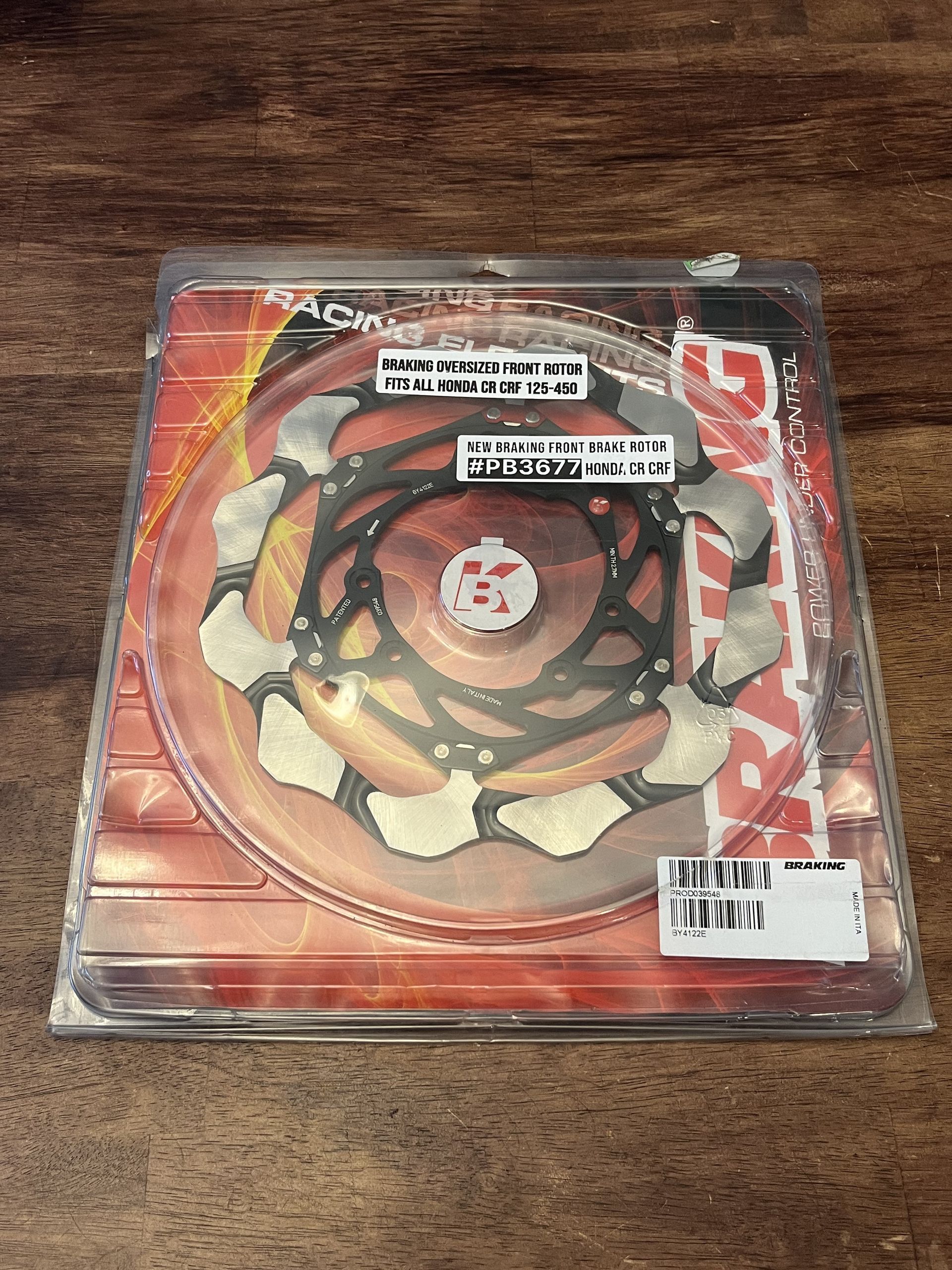 NEW Braking Front Brake Rotor Disc Honda CR CR125 CR250 CRF250 CRF450 - BY4122E