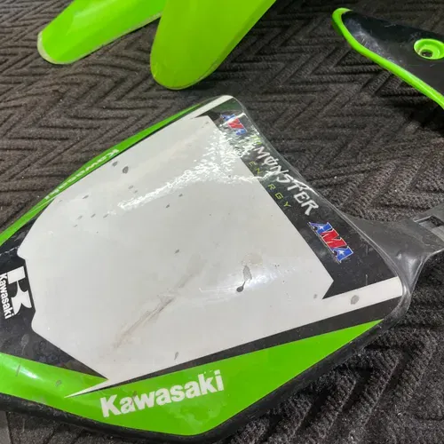 03-07 KX125 KX250 OEM Plastic Set W/ Monster Energy Graphics