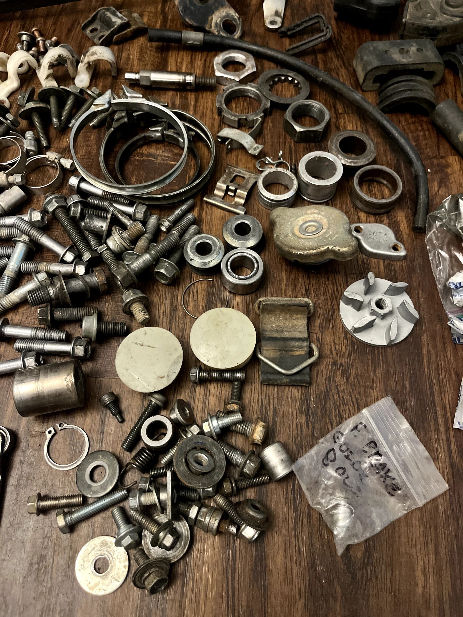 YZ125 YZ250 Misc. Hardware Kit - Bolt / Nuts / Bearings / Brakes / Radiator Hose