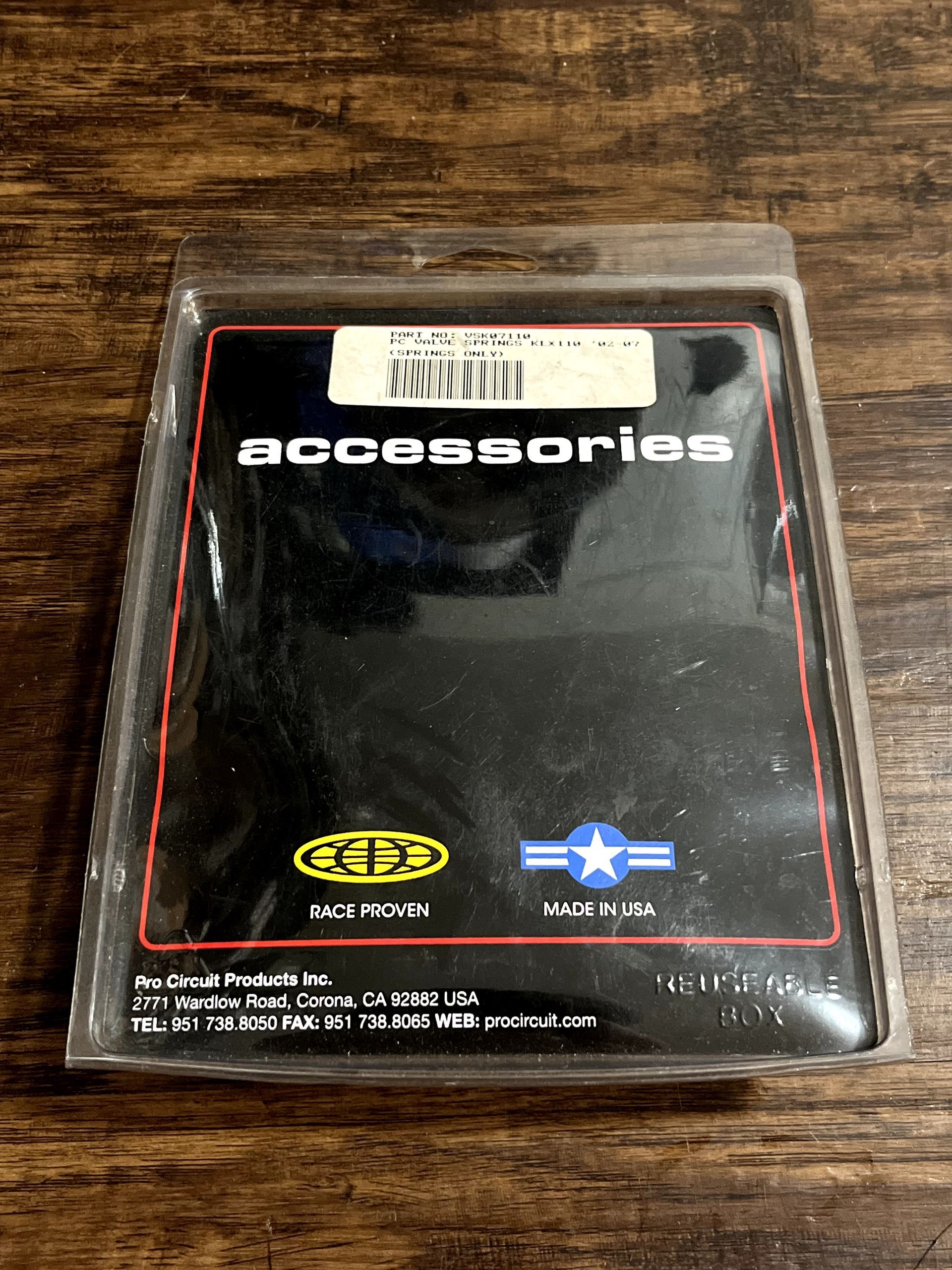 NEW PRO CIRCUIT Titanium Valves and Valve Spring Set - 02-13 KLX110 - VKK02110