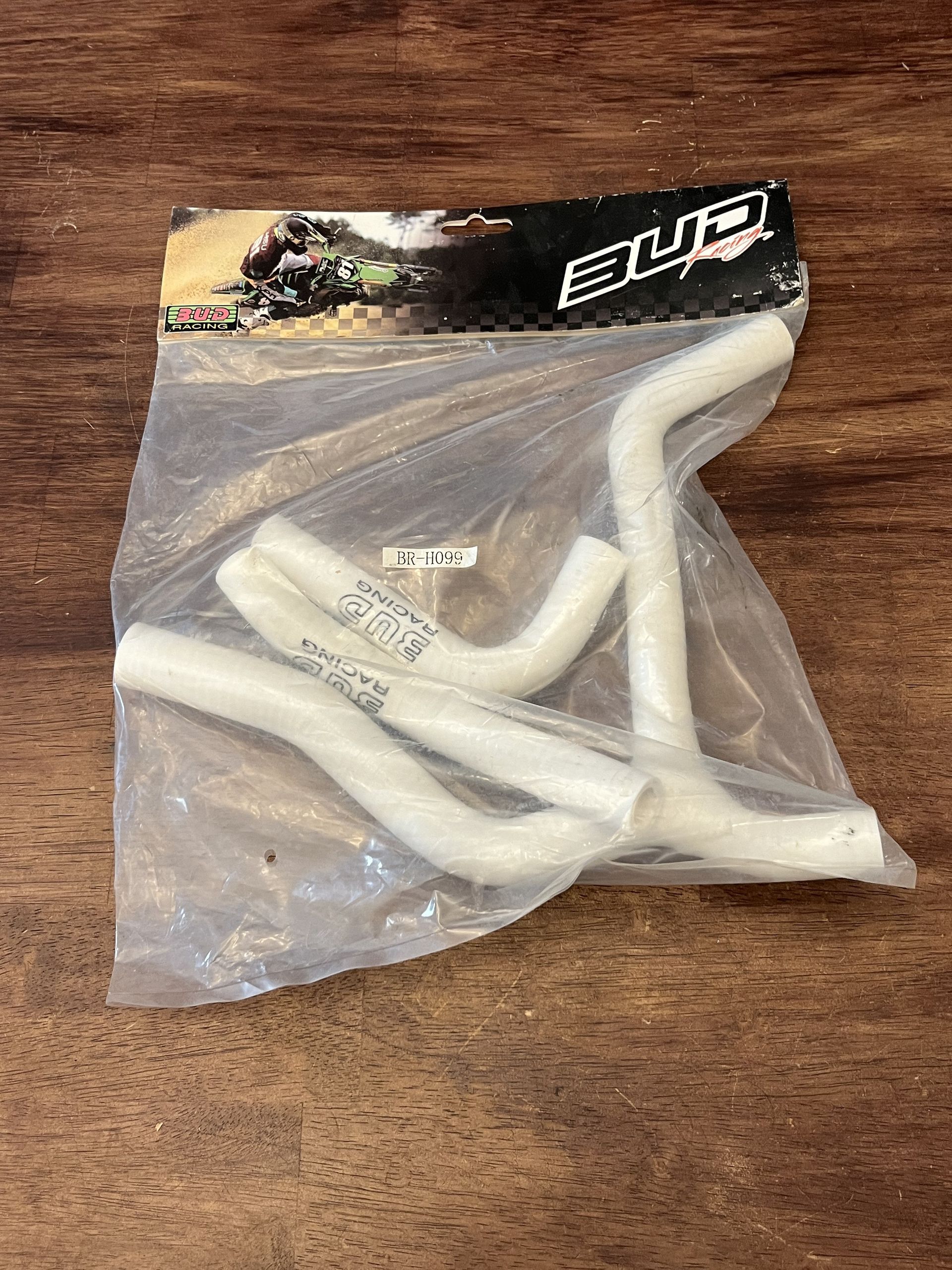 NEW 21-24 KX250 BUD Racing Complete Radiator Hose Kit - White - DU250KXF21WH