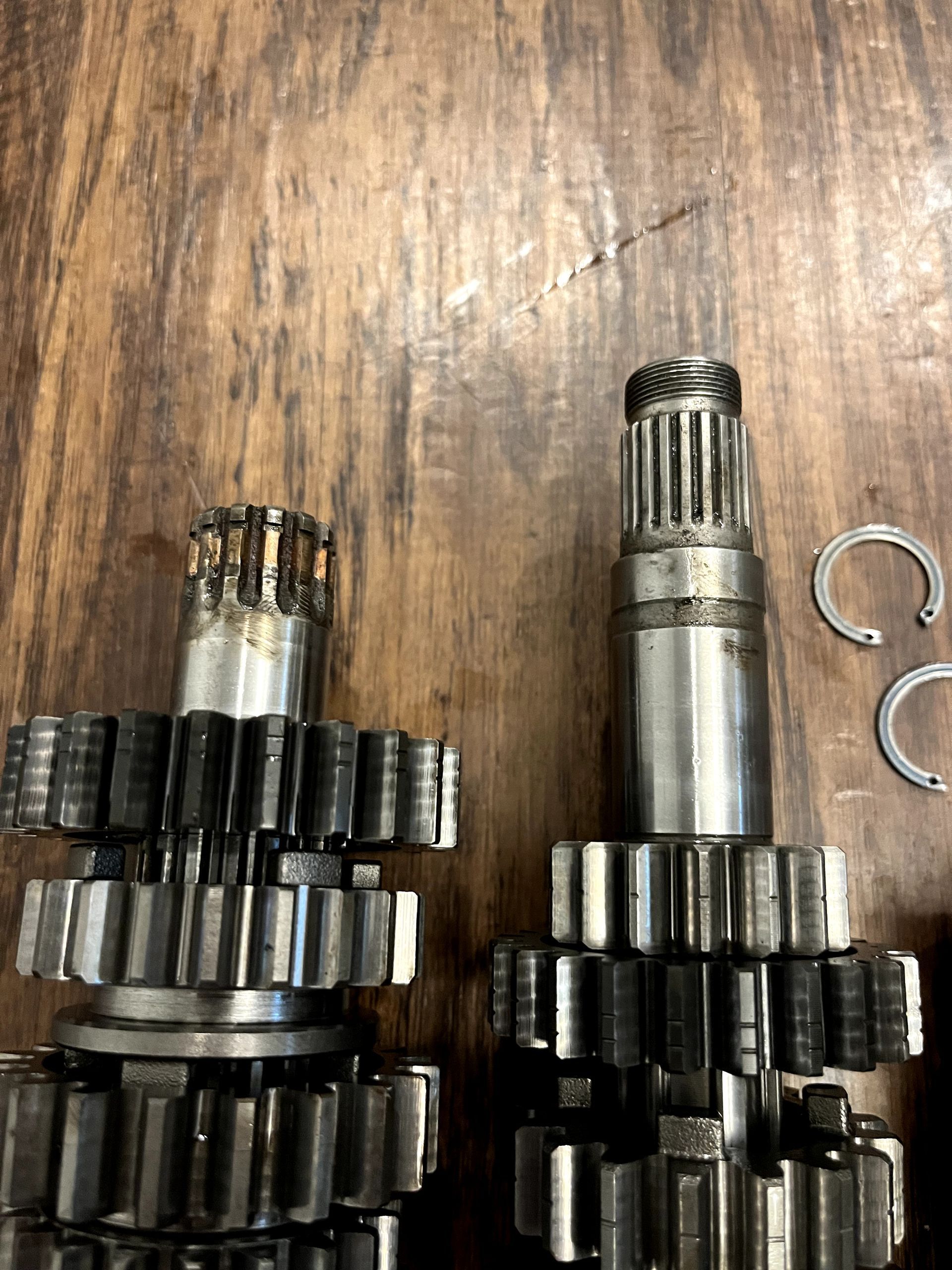 03-04 KX250 OEM Complete Transmission Trans Gears Assembly