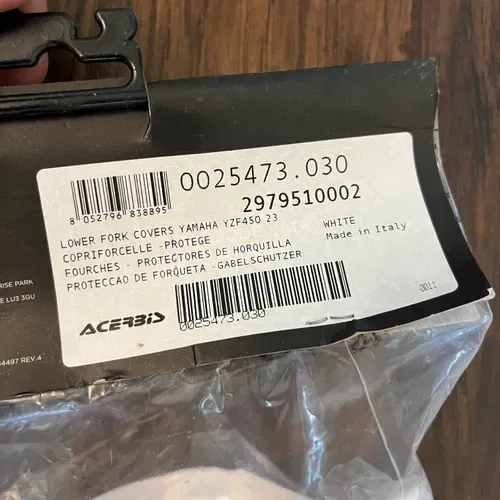 Acerbis Lower Fork Guards- 23-24 Yz450 // 24 Yz250f