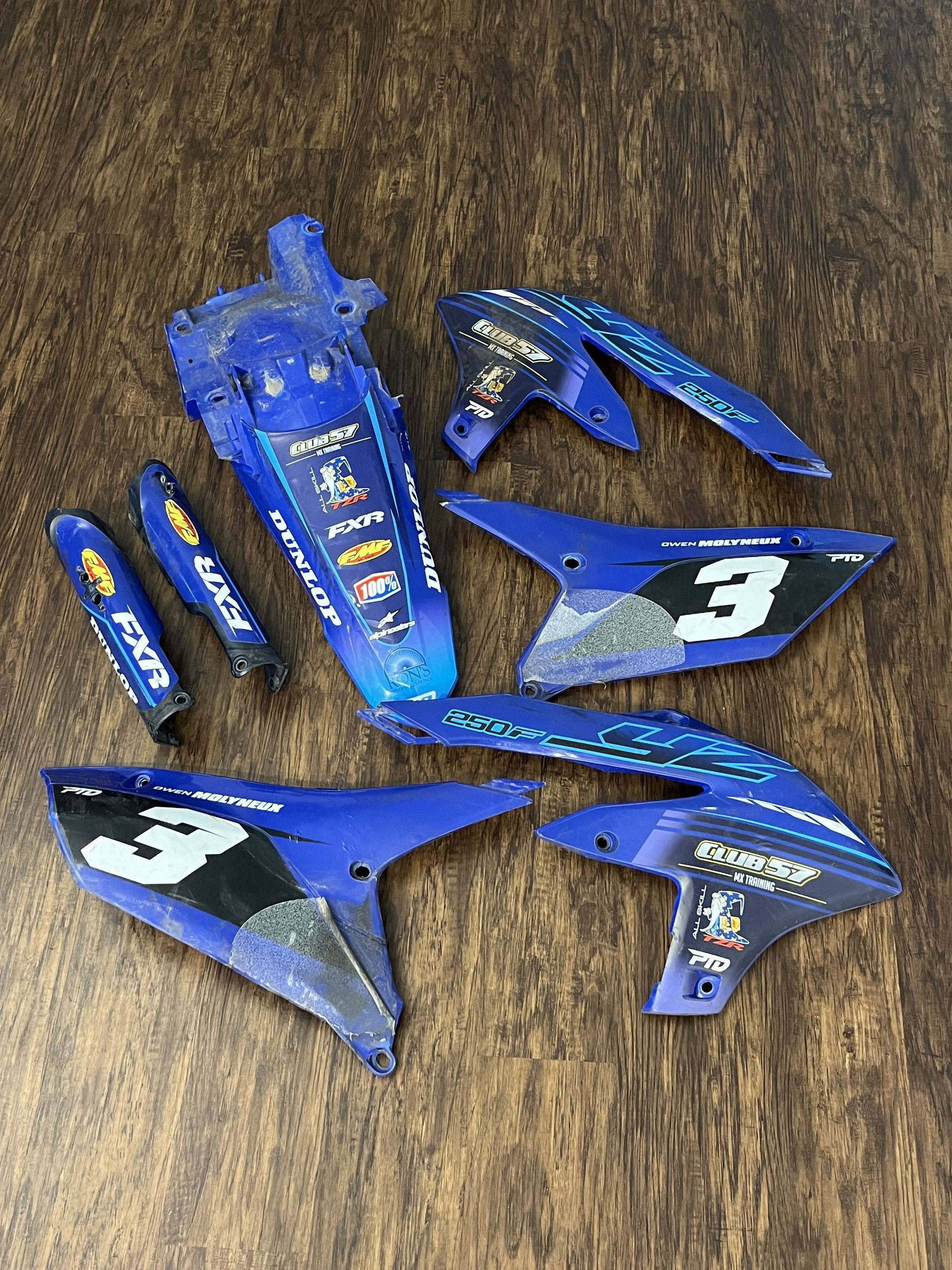 2024 YZ250F YZ450F Acerbis Complete Plastic Kit Plastics - 23-25 YZ YAMAHA