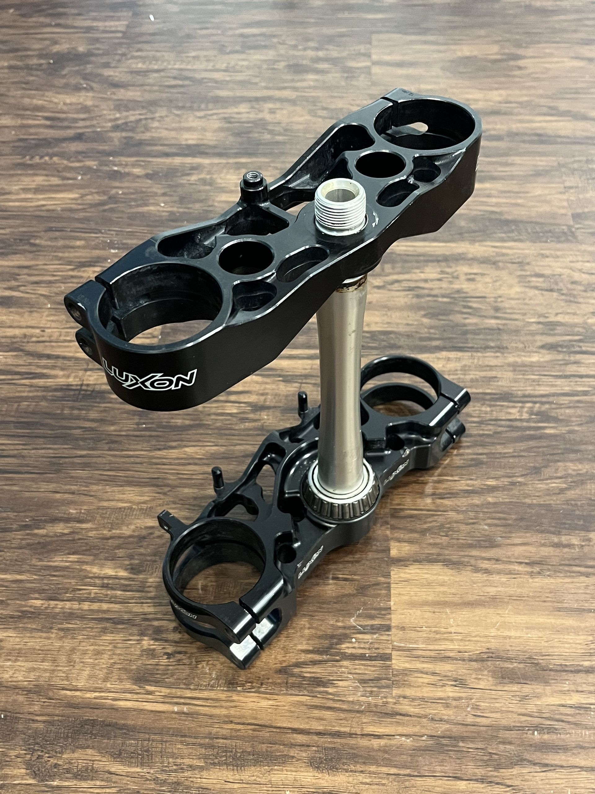 LUXON Factory Split GEN 2 Triple Clamps - 2019-2025 KX450 KX250 - 21.5 BLACK