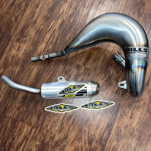 NEW 02-18 YZ85 Complete Works Mx2 Bill's Pipes Exhaust System 