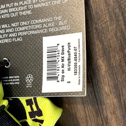 FXR AIR MX Slip On Gloves - FACTORY TEAM COLOR ONLY